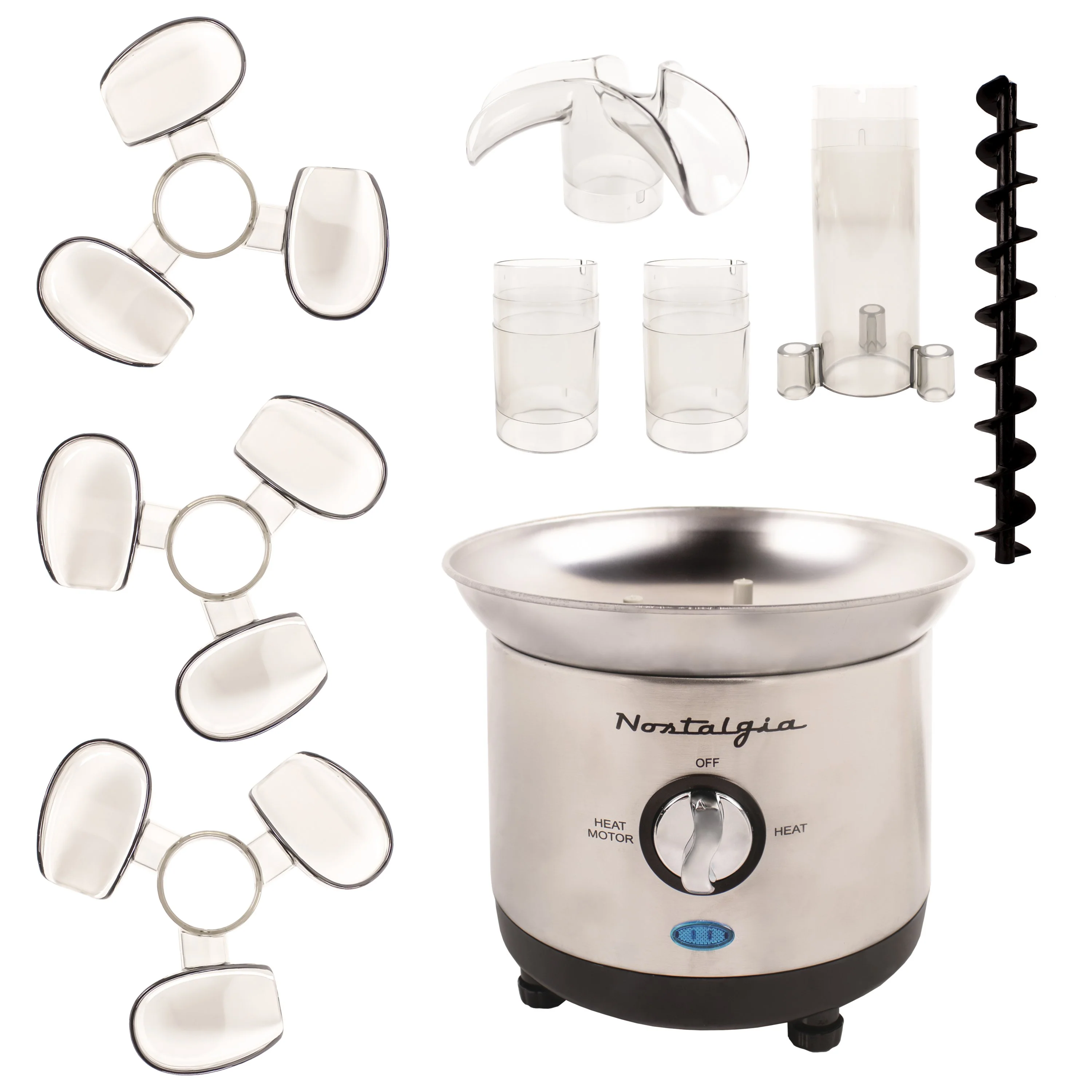 2-Pound Stainless Steel Cascading Fondue Fountain - Inhomebuy