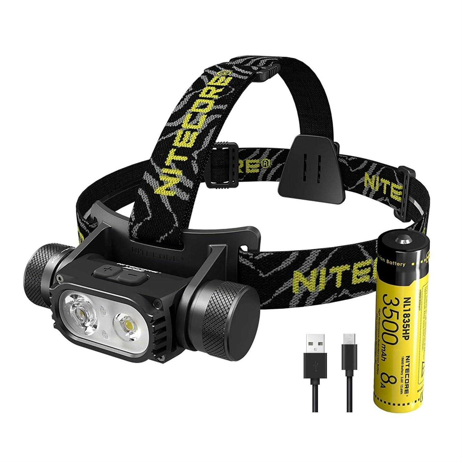 Nitecore HC60 v2 1200 Lumen USB-C Rechargeable Headlamp - Inhomebuy