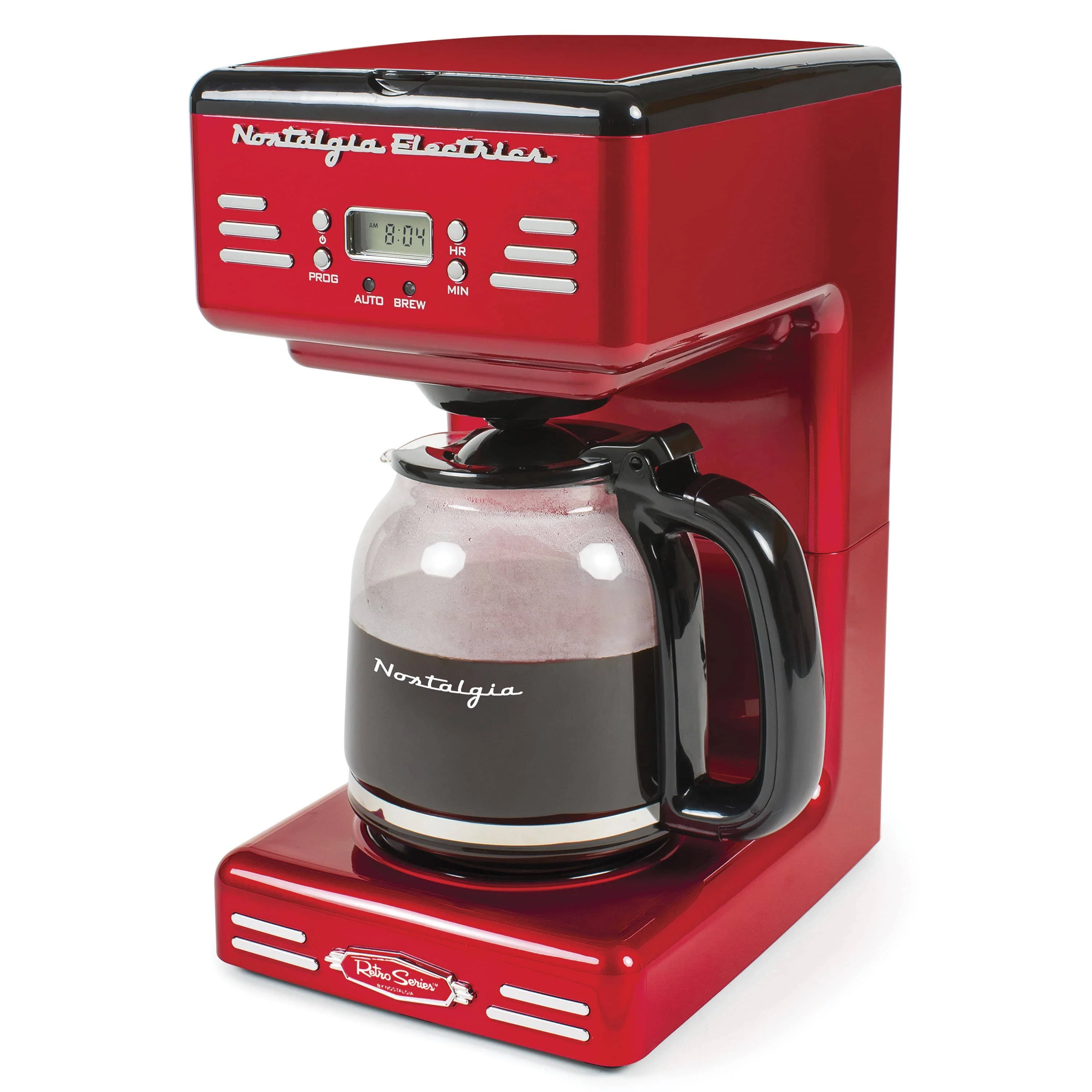 Retro 12-Cup Programmable Coffee Maker - Inhomebuy