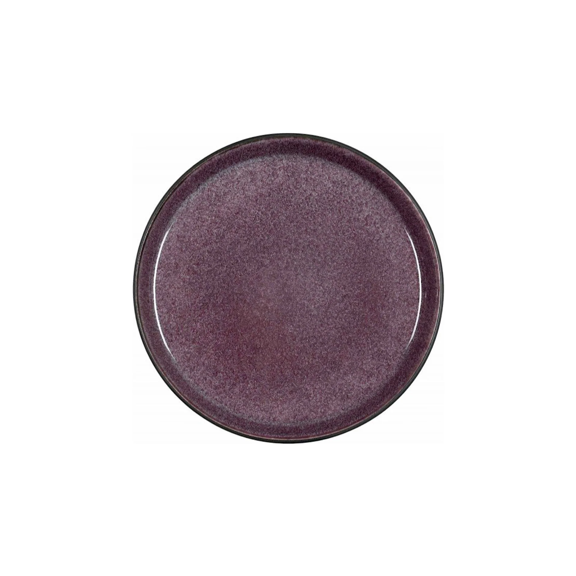 Stoneware Gastro Plate 21cm Black Lilac - Inhomebuy