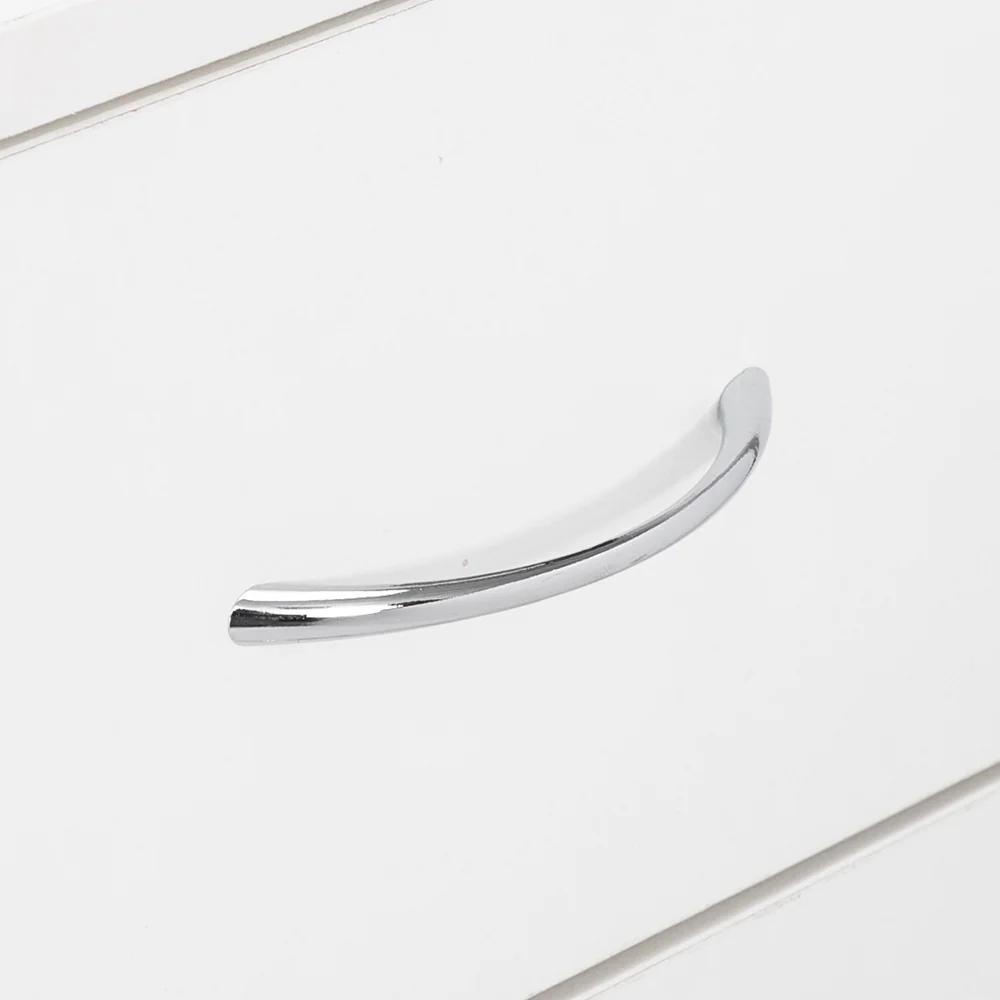 UBesGoo 4-Drawer Dresser Pure White with Metal Handles Bedside Night Stand Bedroom, White - Inhomebuy