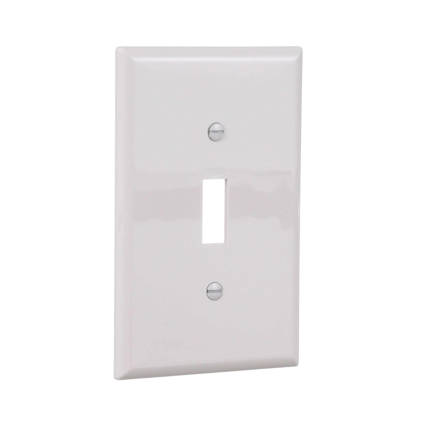 Eaton 1-Gang Midsize Screwless Decorator Wall Plate - Inhomebuy
