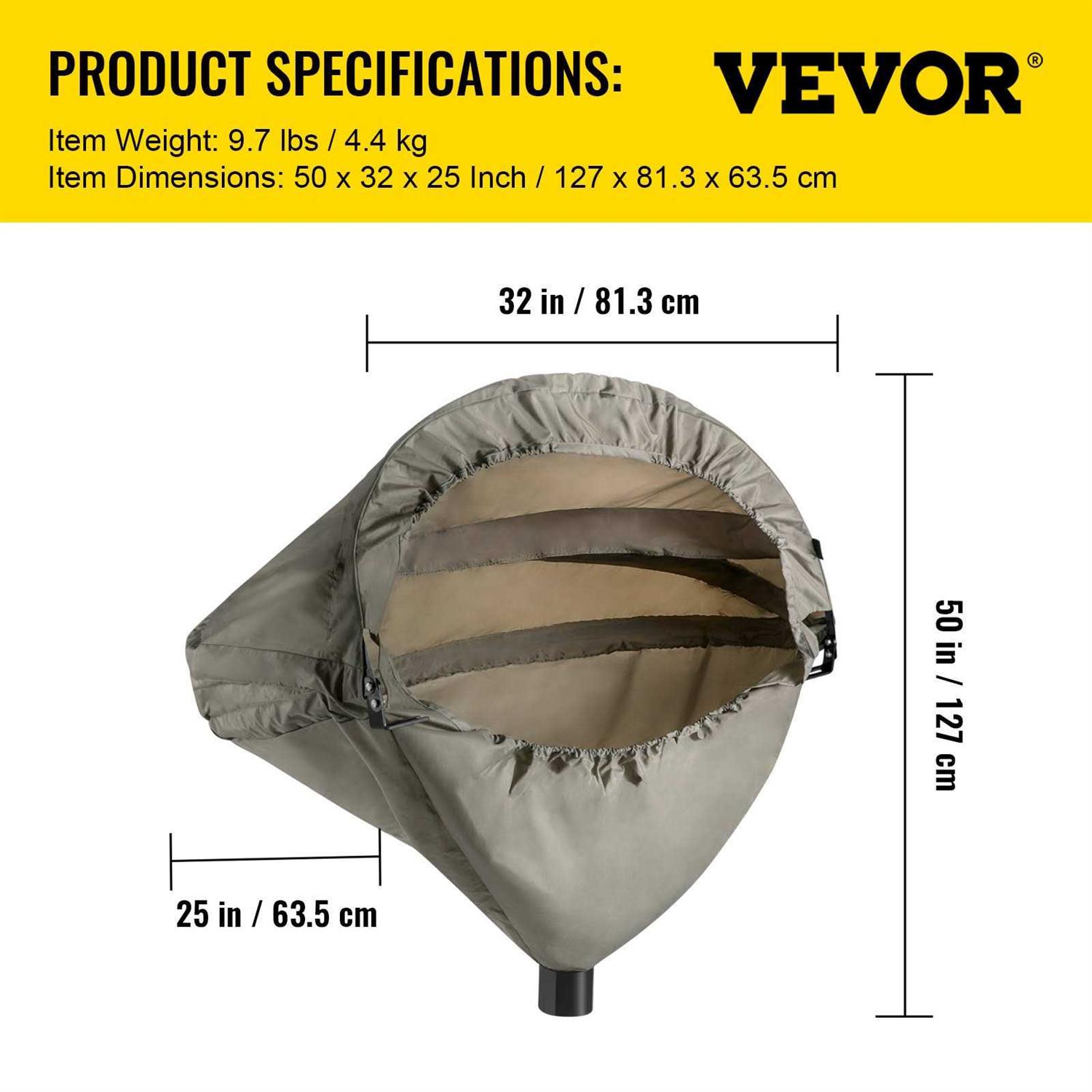 VEVOR Miter Saw Hood 5000-L Dust Solution For Miter Saws Chop Shop Dust Collection - Inhomebuy