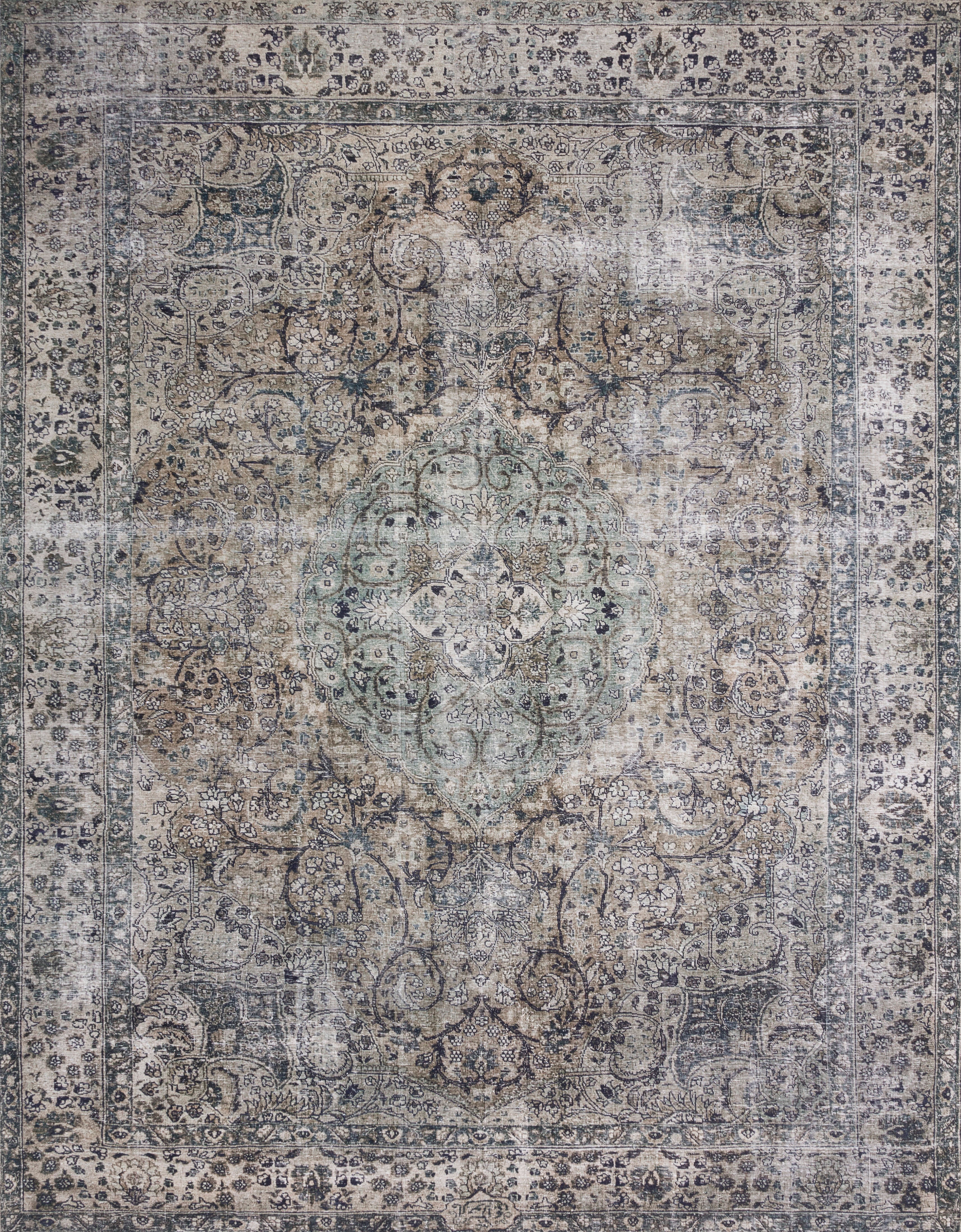 Loloi II Layla Collection Rug in Taupe, Stone - 2'6