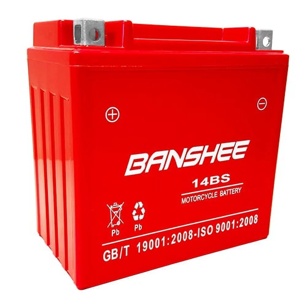 14-BS Battery for Honda ATV FourTrax, Rancher, Foreman, Rubicon, Rincon 4x4 - Inhomebuy