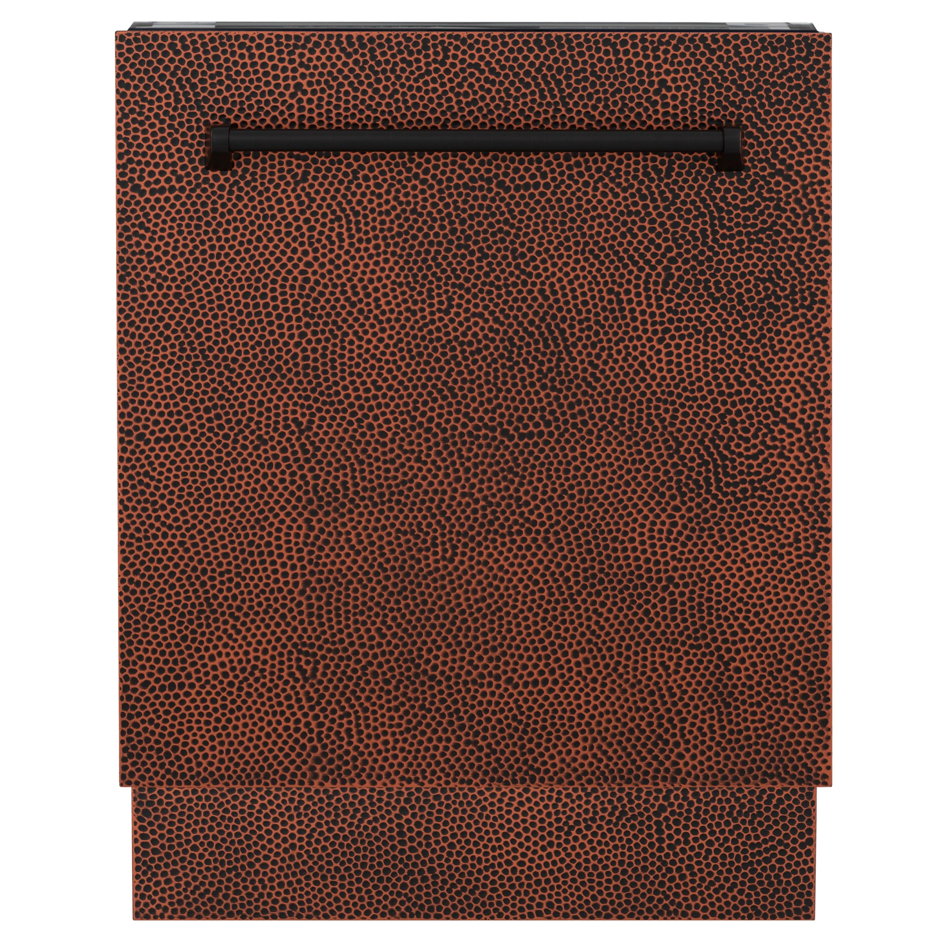 ZLINE 24 in. Top Control Tall Dishwasher in Hand Hammered Copper with 3rd Rack, DWV-HH-24 - Inhomebuy