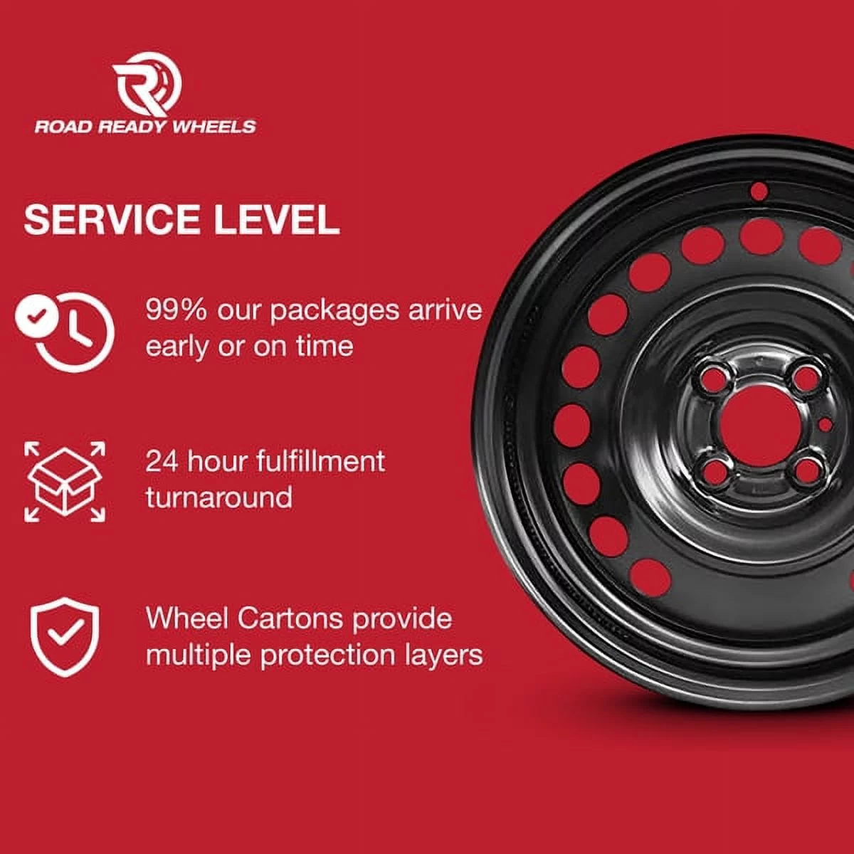 Wheel Rim for 2017-2020 Subaru Impreza 16 in Black Steel Rim Direct Fit - Inhomebuy