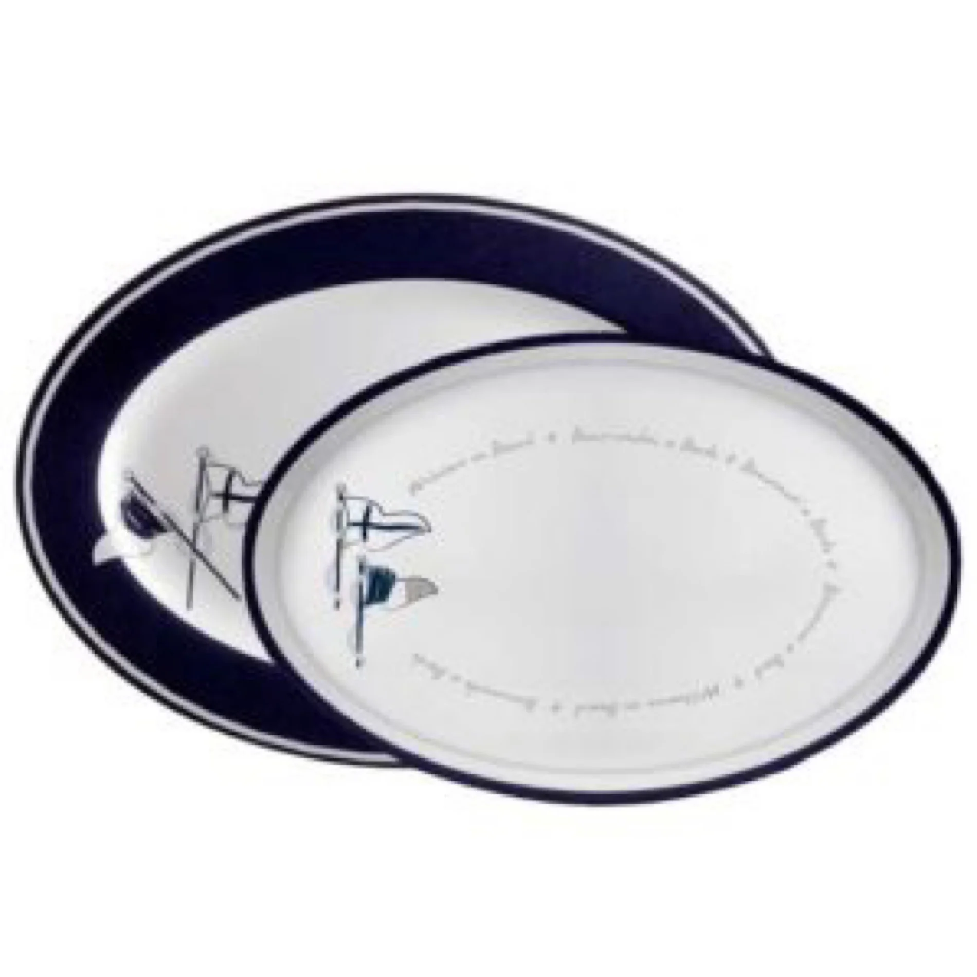 MELAMINE SERVING DISH SET WELCOME ON BOARD, 2 PC - Inhomebuy