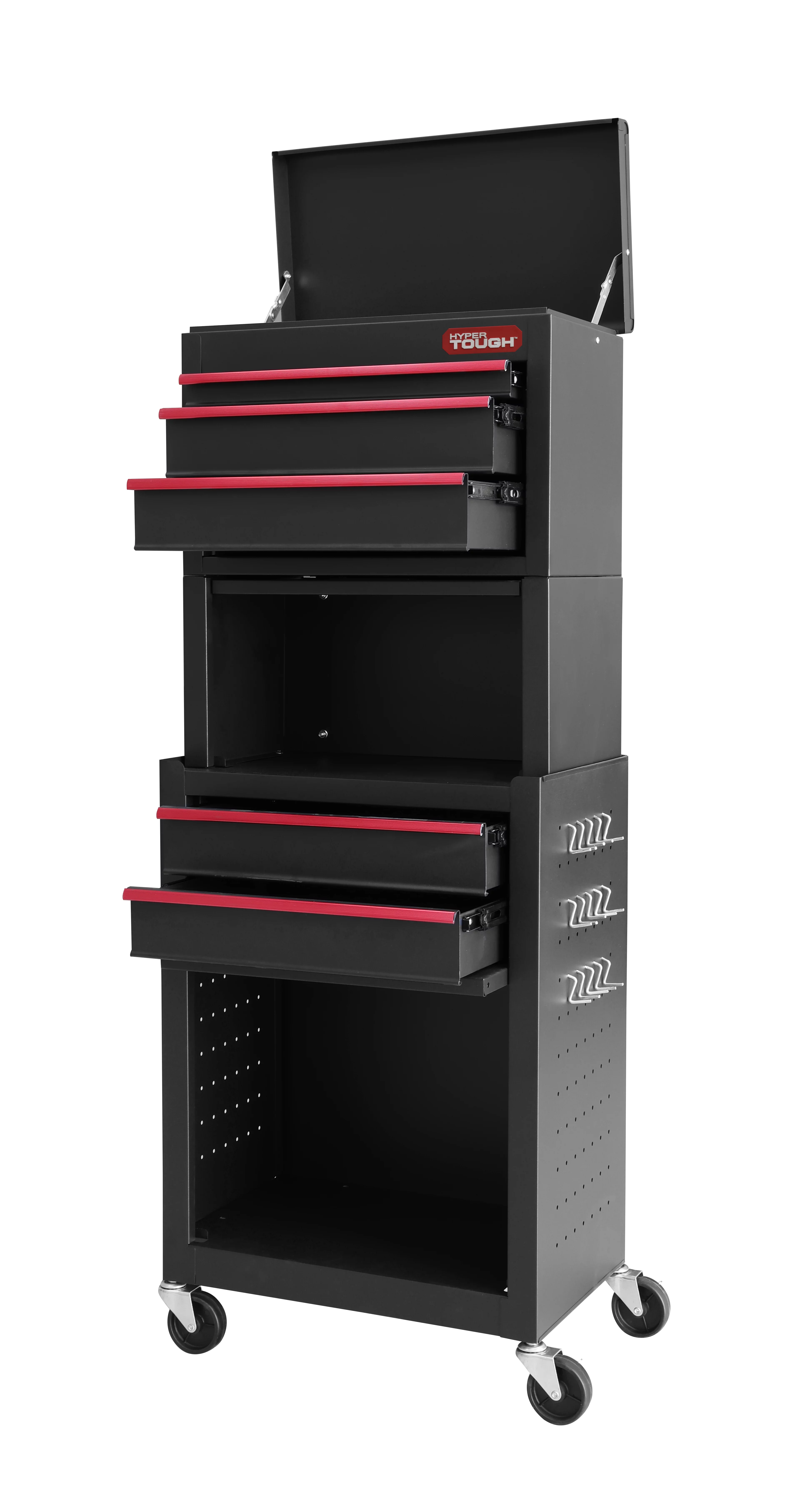 Hyper Tough 20-In 5-Drawer Rolling Tool Chest & Cabinet Combo - Inhomebuy