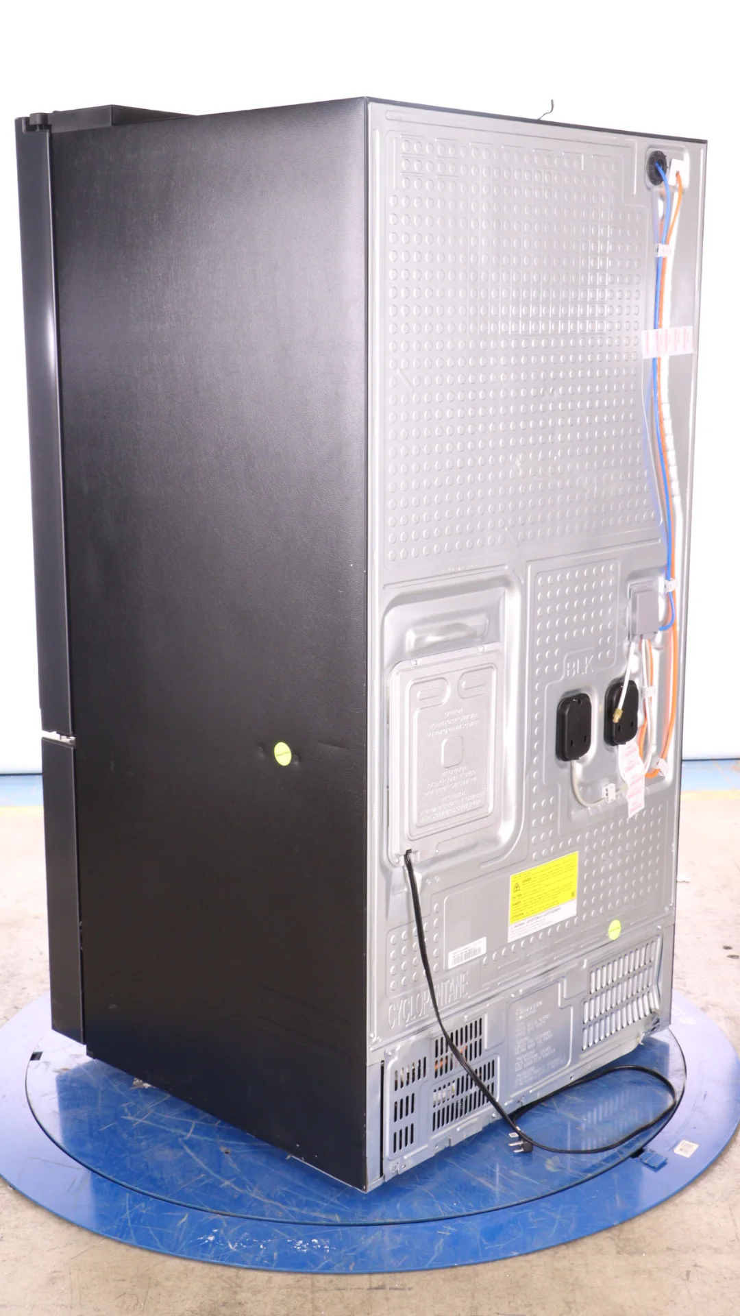 SAMSUNG 36 IN. 30.5 CU. FT. MATTE BLACK STEEL 3 DOOR FRENCH DOOR REFRIGERATOR WITH DUAL AUTO ICE MAK - Inhomebuy