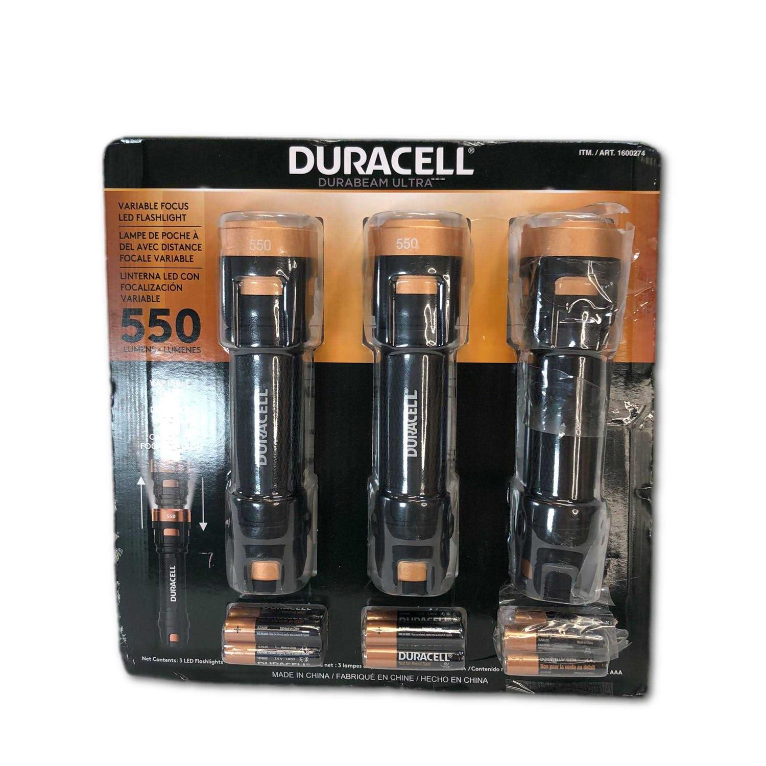 Duracell 575 Lumens COB Headlamp 3 Pack - Inhomebuy