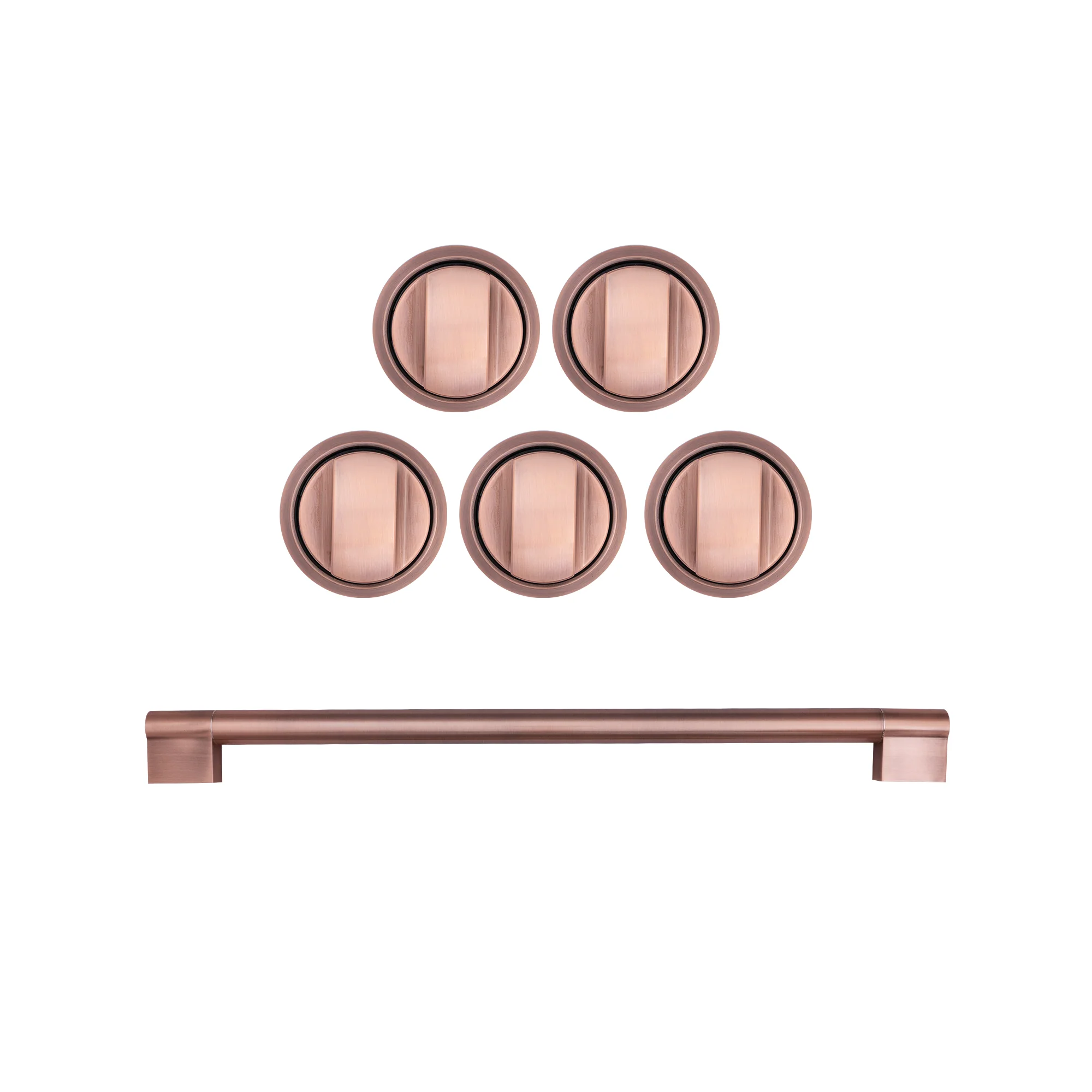 Cosmo Rose Gold Handle and Knob Set for GRP304 Range, GRP304HK-RGD - Inhomebuy