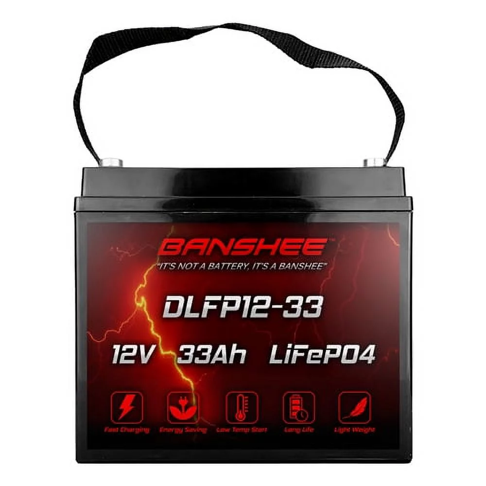 12 Volt 35 AMP Lithium Battery replaces VRLA AGM Sealed Lead Acid batteries and Multipurpose for 33Ah 34Ah 36Ah - Inhomebuy