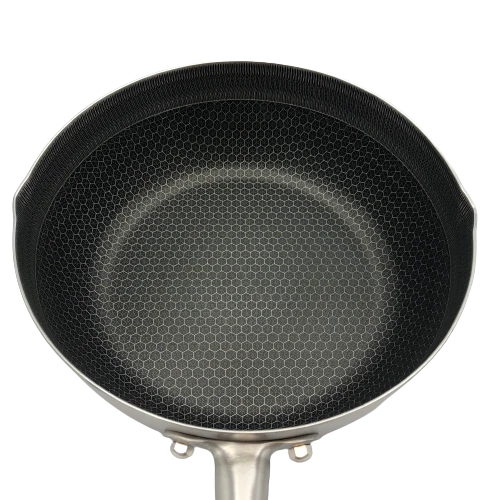 Healthy Bear SUS Hybrid Wok: 26cm with glass lid | BC-HW26G - Inhomebuy