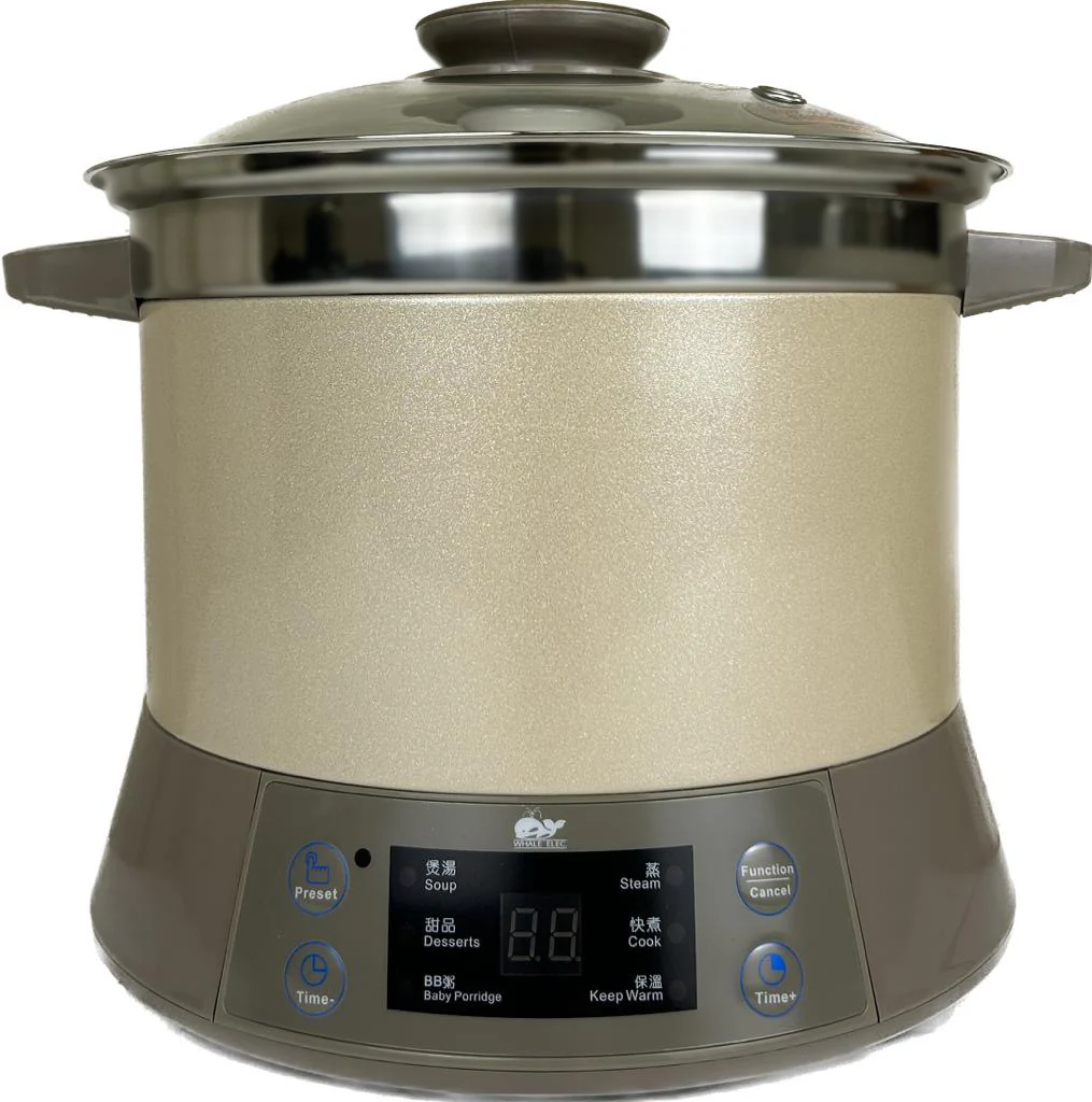 Whale Electric Stewing Pot: 1.2 L, Beige | WDZ-12G - Inhomebuy