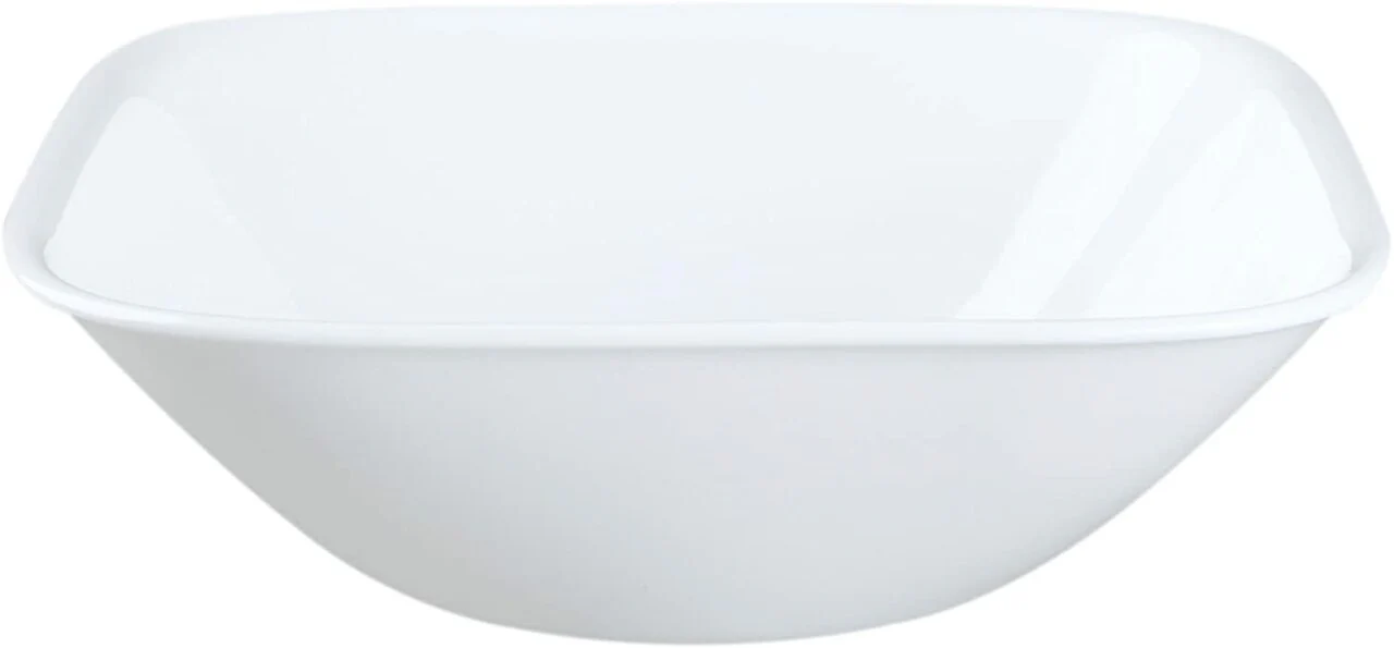 Corelle Square Pure White |1069959| Soup/Cereal bowl, 22-oz - Inhomebuy
