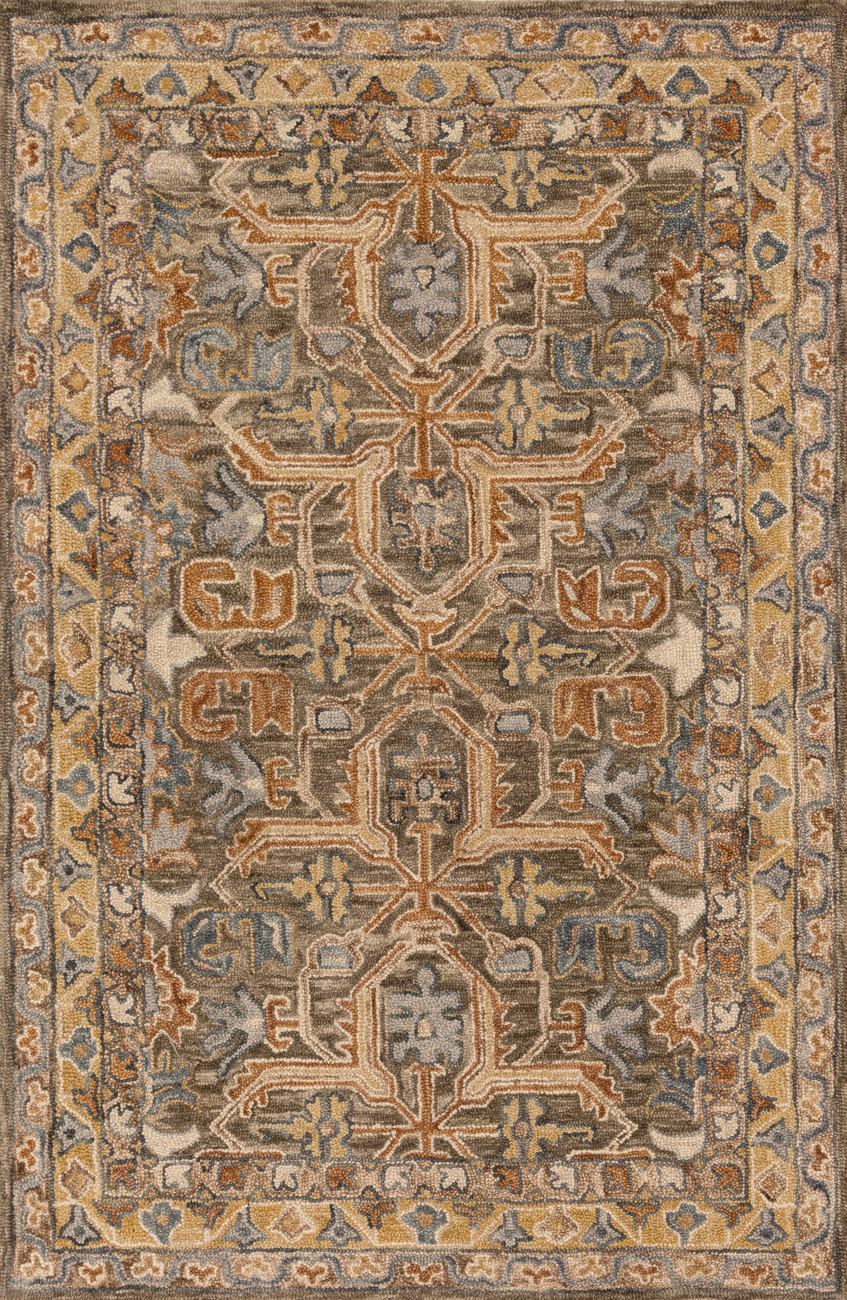 Loloi Rugs Victoria Collection Rug in Walnut, Multi - 7'9