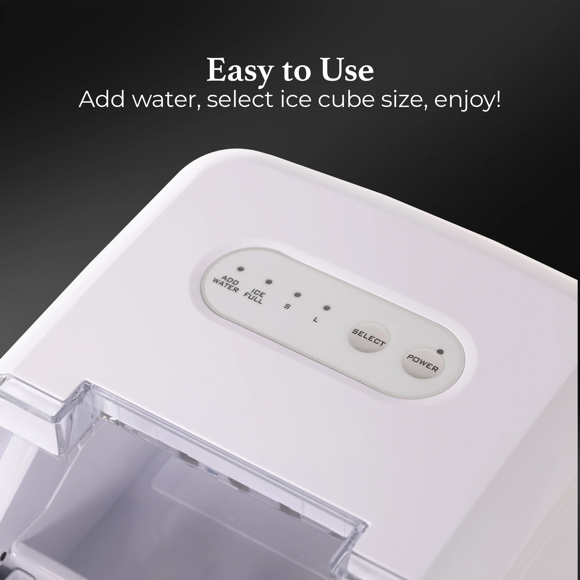 Igloo 26-Pound Automatic Portable Countertop Ice Maker Machine - White - Inhomebuy