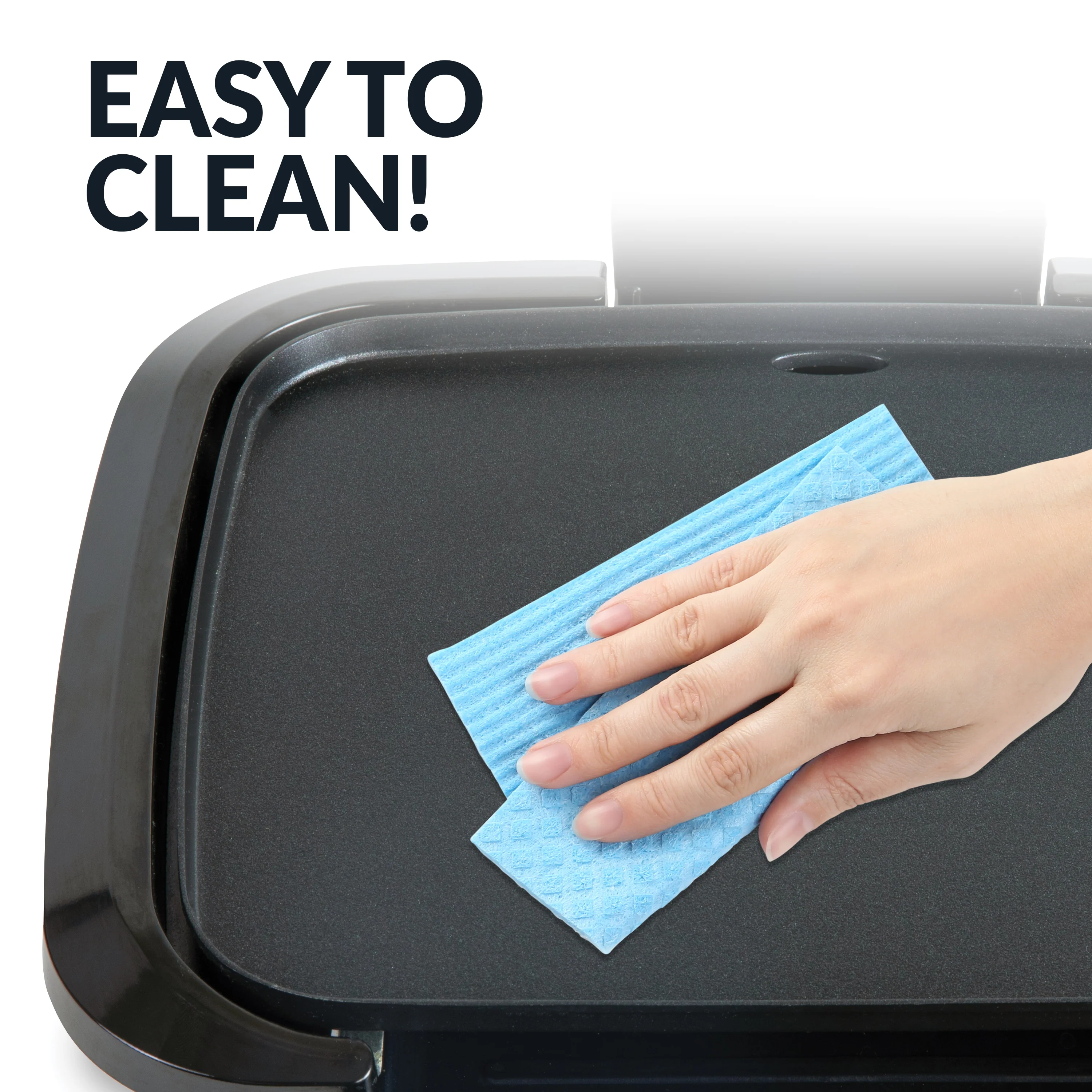 HomeCraft Non-Stick Griddle With Warming Drawer - Inhomebuy