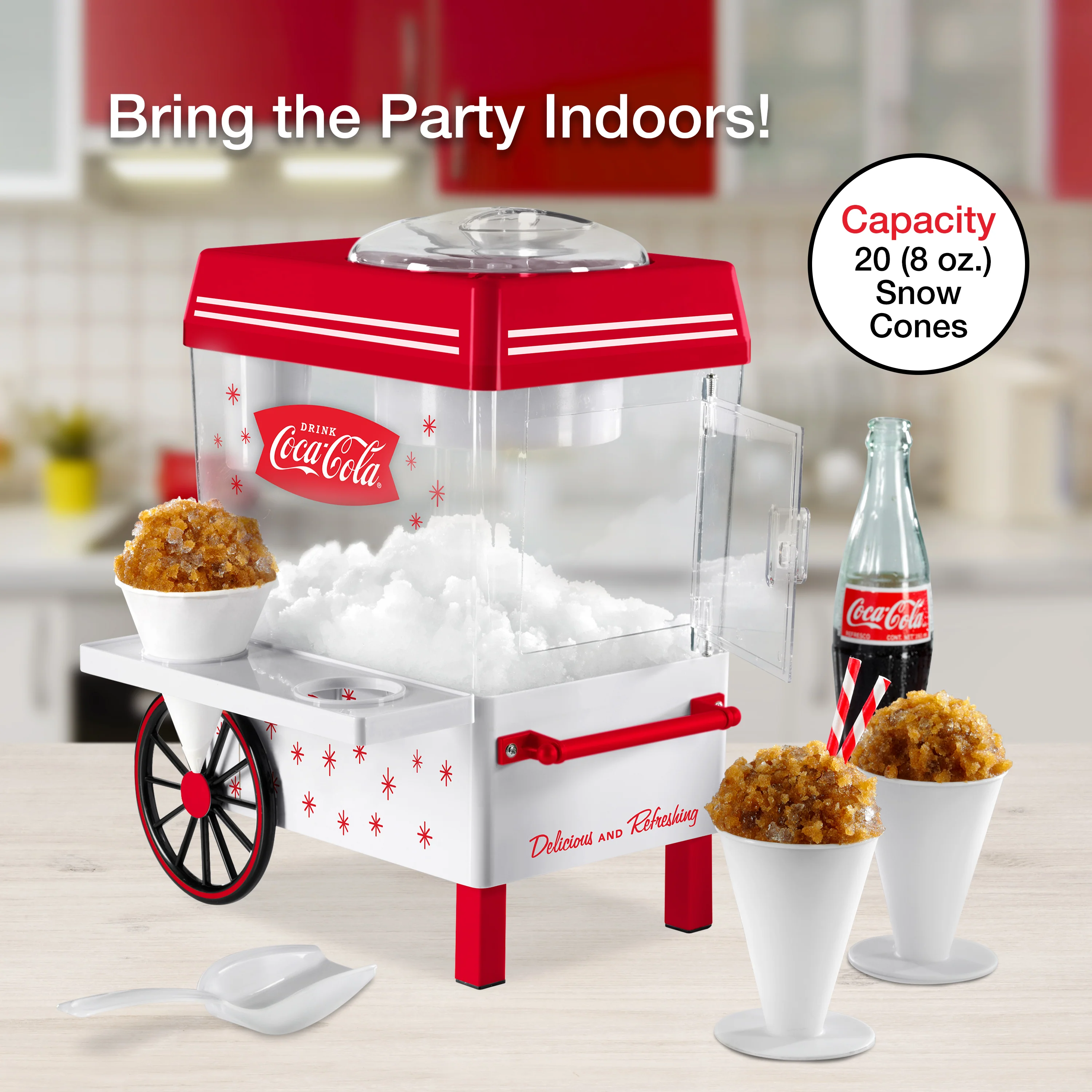 Coca-Cola® Countertop Snow Cone Maker - Inhomebuy