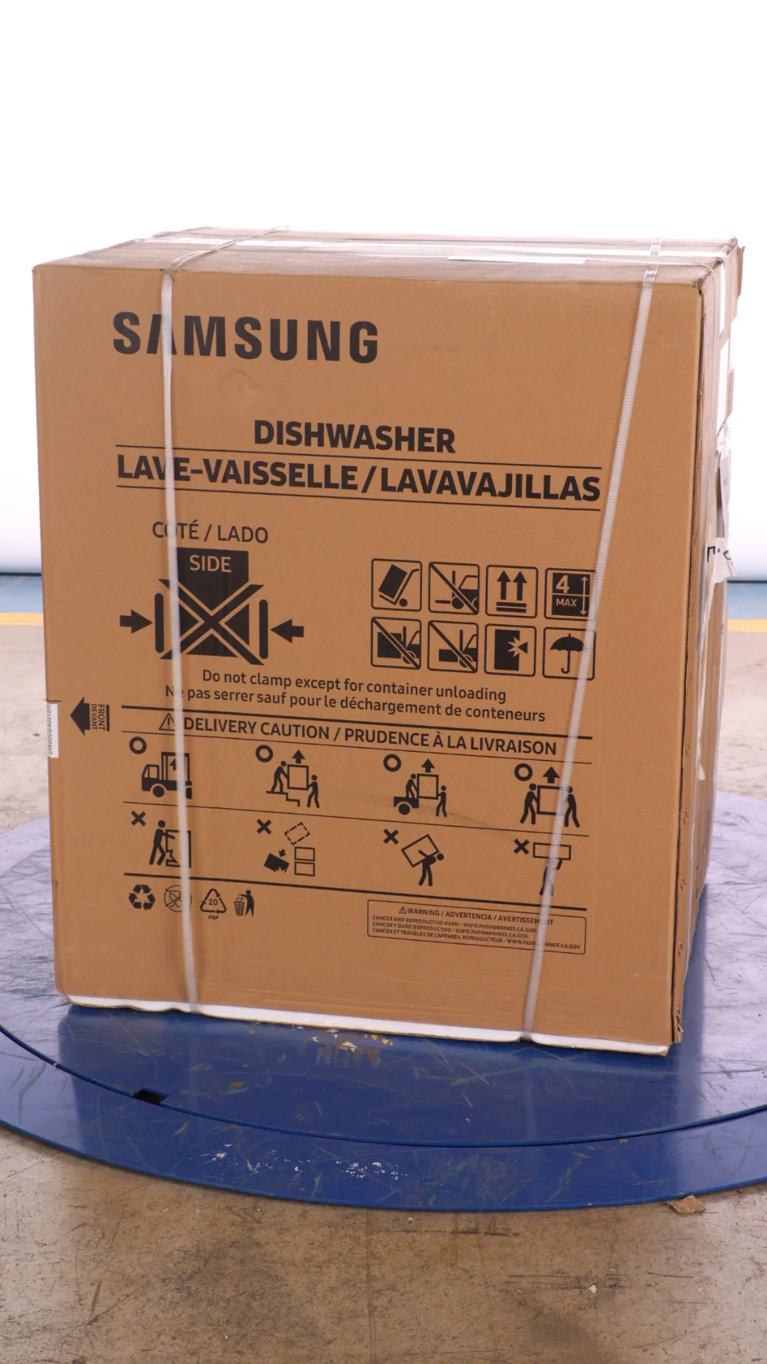 SAMSUNG 24 IN. STAINLESS STEEL DISHWASHER WITH THIRD RACK - DW80CG4051SRAA - Inhomebuy