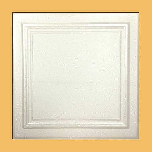 Zeta White Ceiling Tile - Inhomebuy