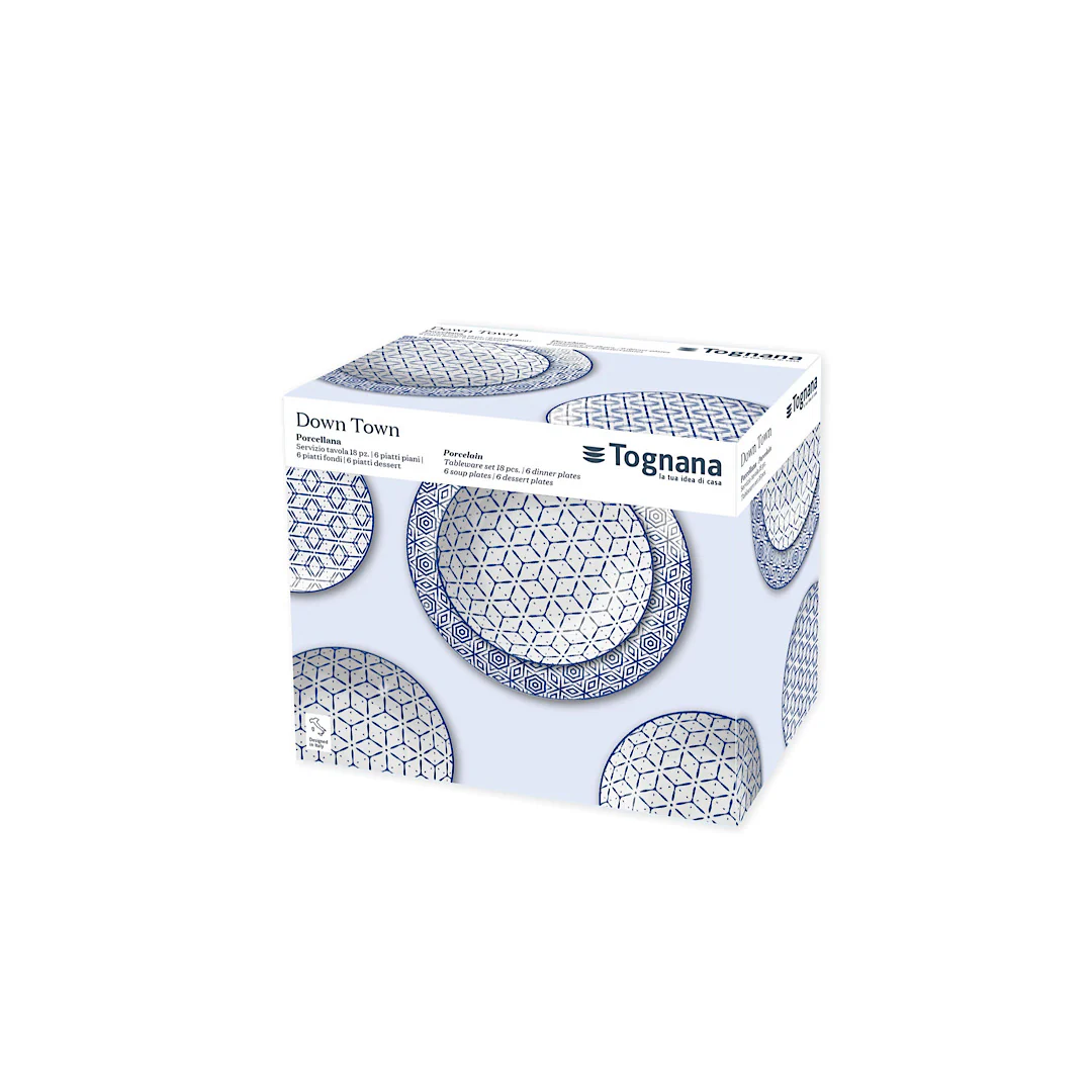 Tableware Metropolis Down Town Dinner Set 18pcs - Inhomebuy