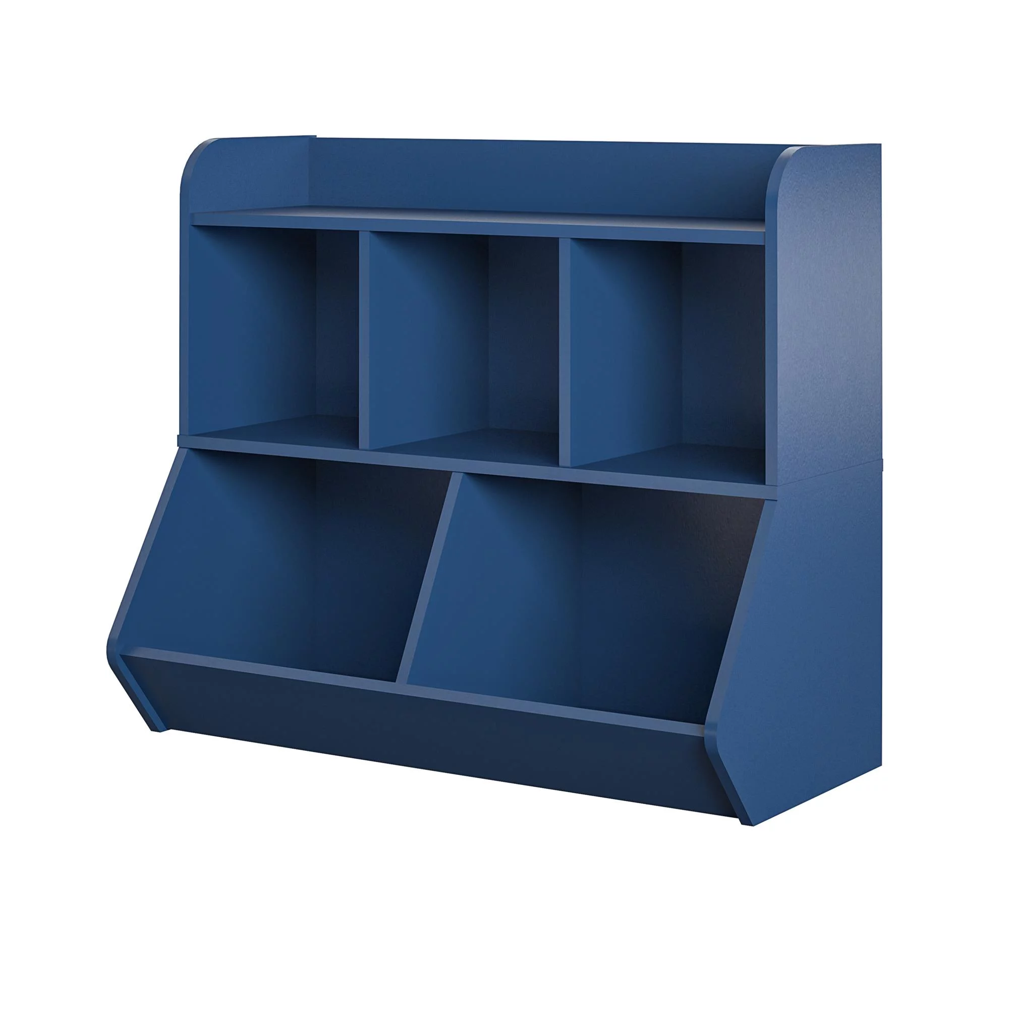 Ameriwood Home Charli Kids Toy Storage Bookcase, Navy - Inhomebuy