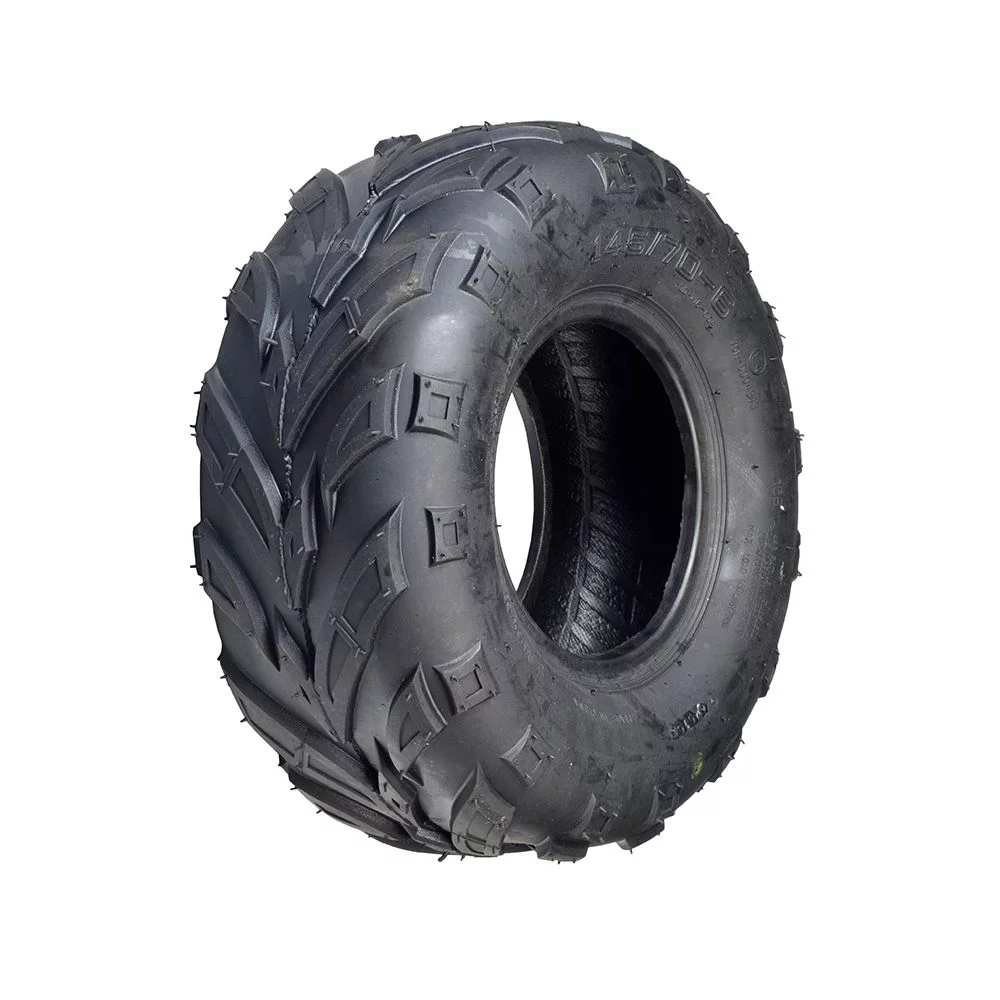AlveyTech 145/70-6 Front Tire with V-Tread for the Coleman KT196/CK196-T Go-Kart, All Terrain - Inhomebuy