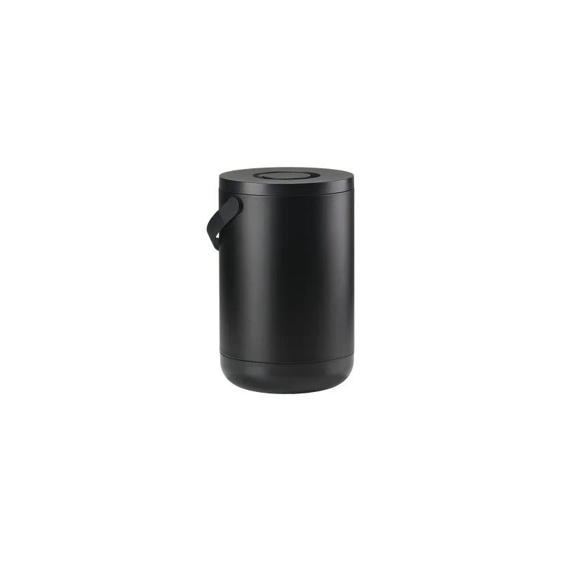 Waste Bin Circular 22L Black - Inhomebuy