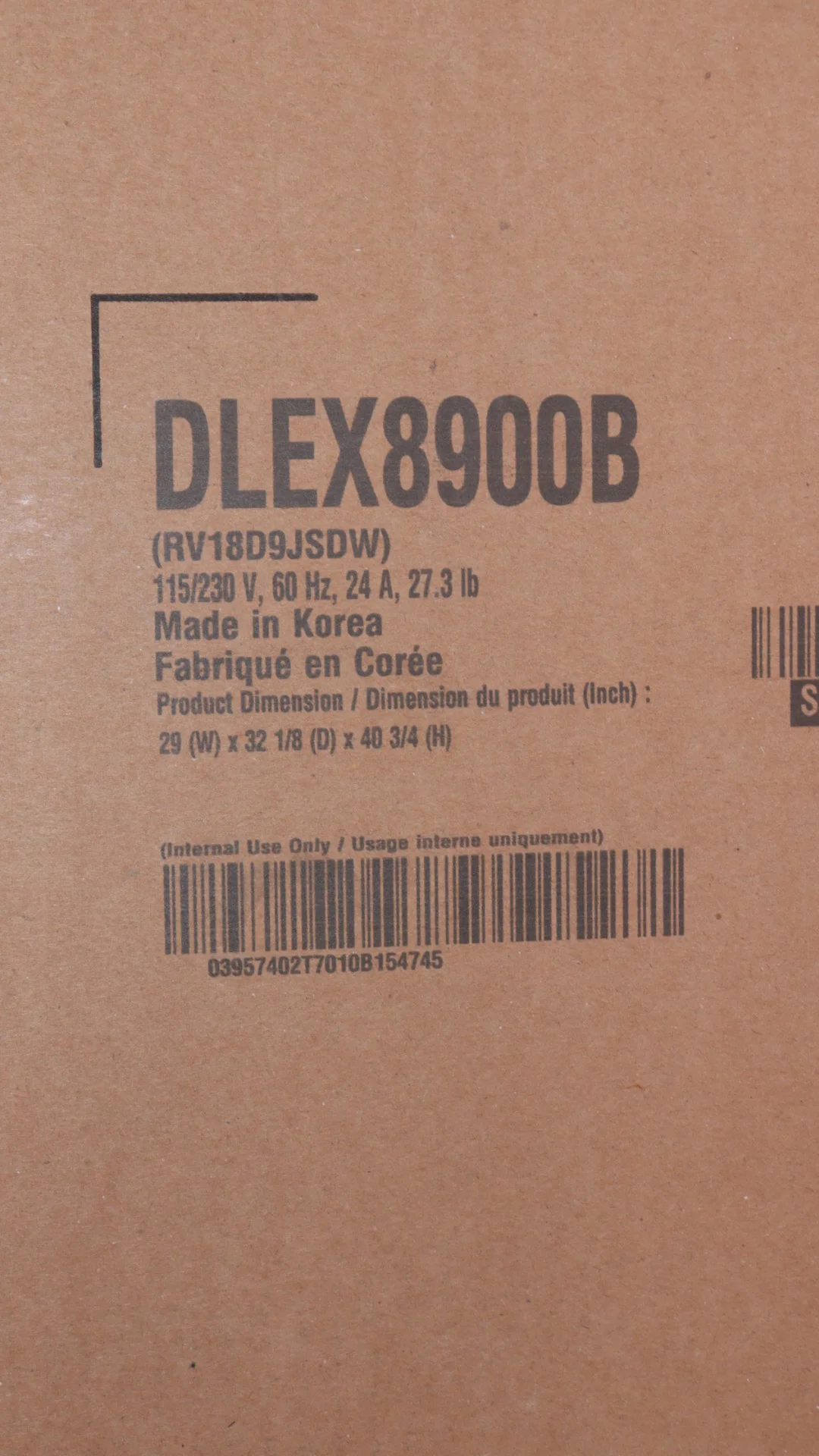 LG 9.0 CU. FT. BLACK STEEL SMART WI-FI ENABLED FRONT LOAD ELECTRIC DRYER WITH TURBOSTEAM AND BUILT-I - Inhomebuy