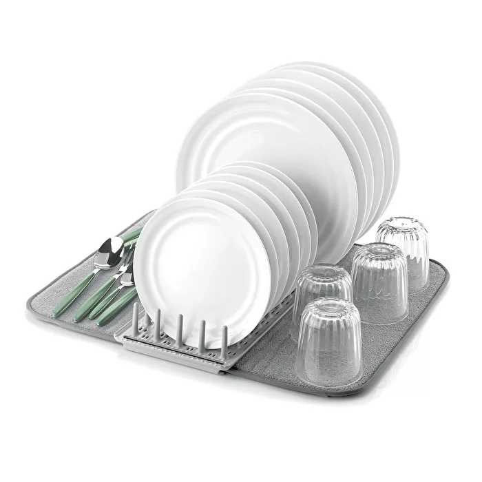 'Dry & Safe' Dish Drainer With Mat Clay - Inhomebuy