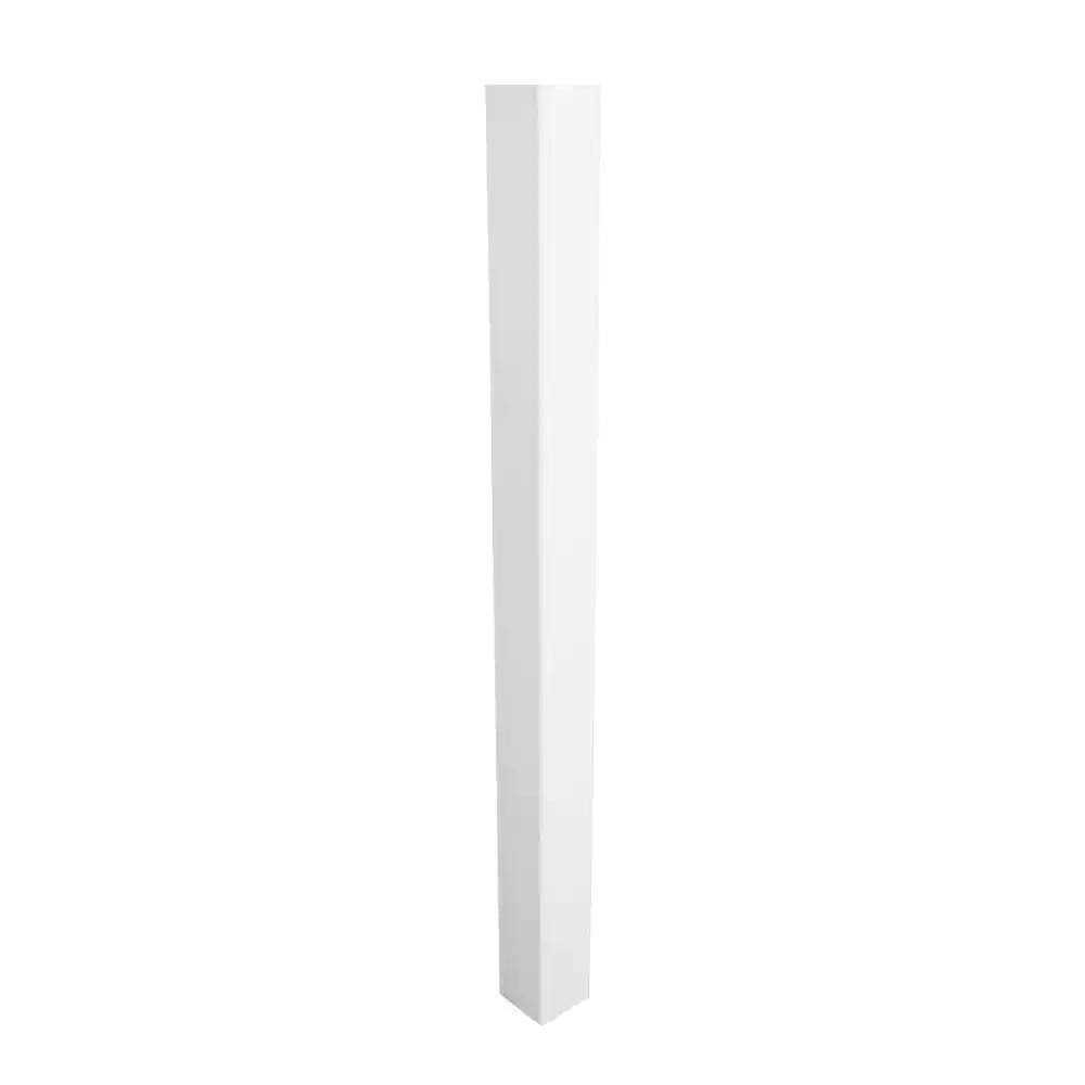 Weatherables 4 in. x 4 in. White Vinyl Ball Post Cap - Inhomebuy