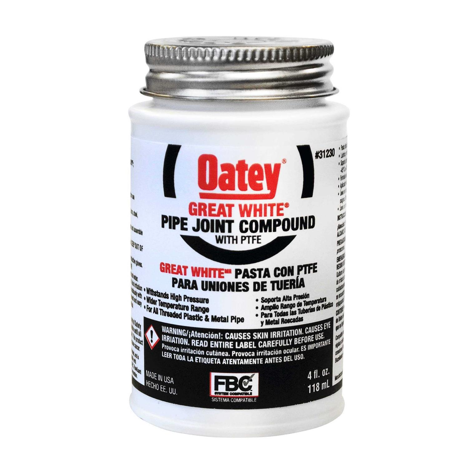 Oatey Great White Pipe Joint Compound - Inhomebuy