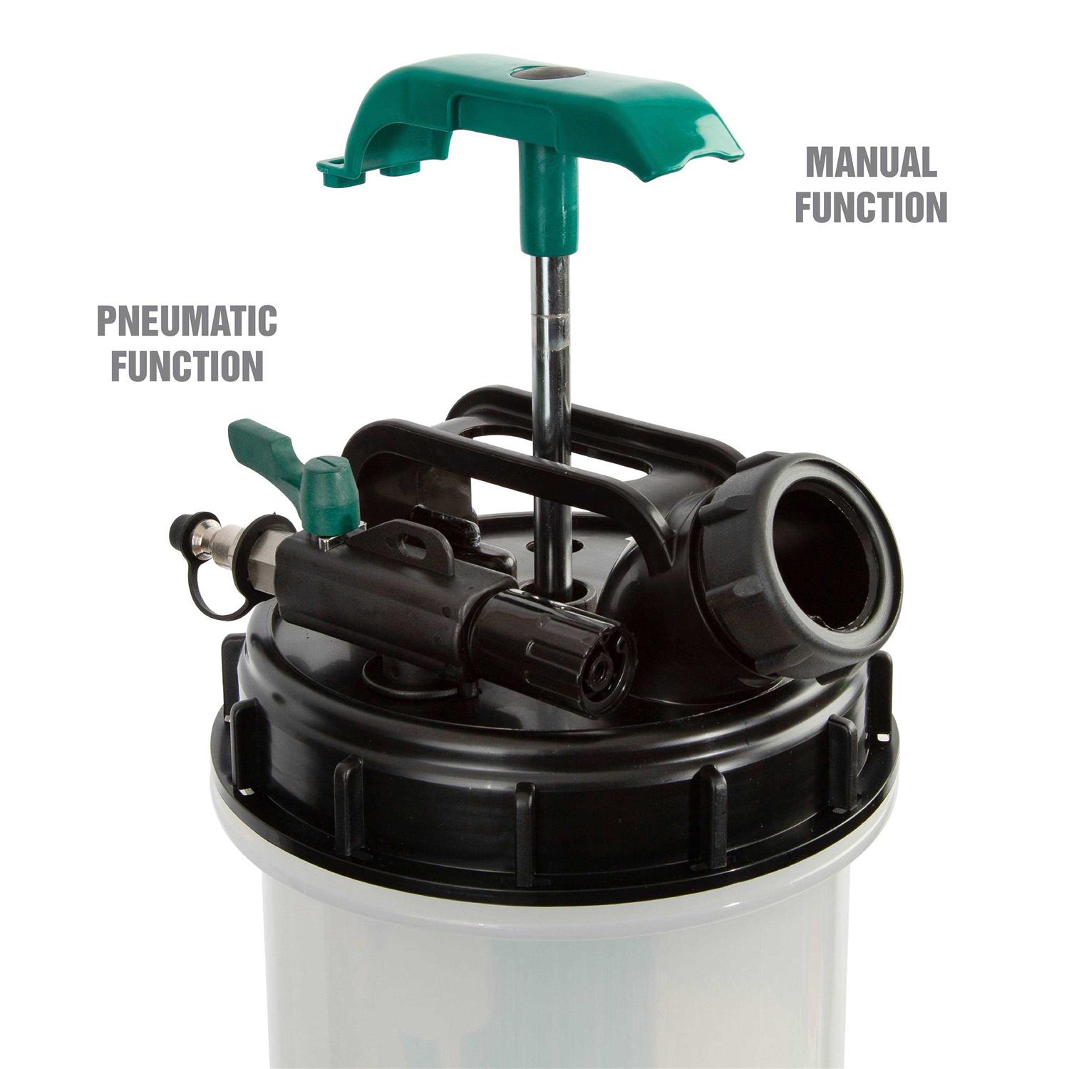 OEMTOOLS 24937 Pneumatic/Manual Fluid Extractor 1.5 Gallon - Inhomebuy
