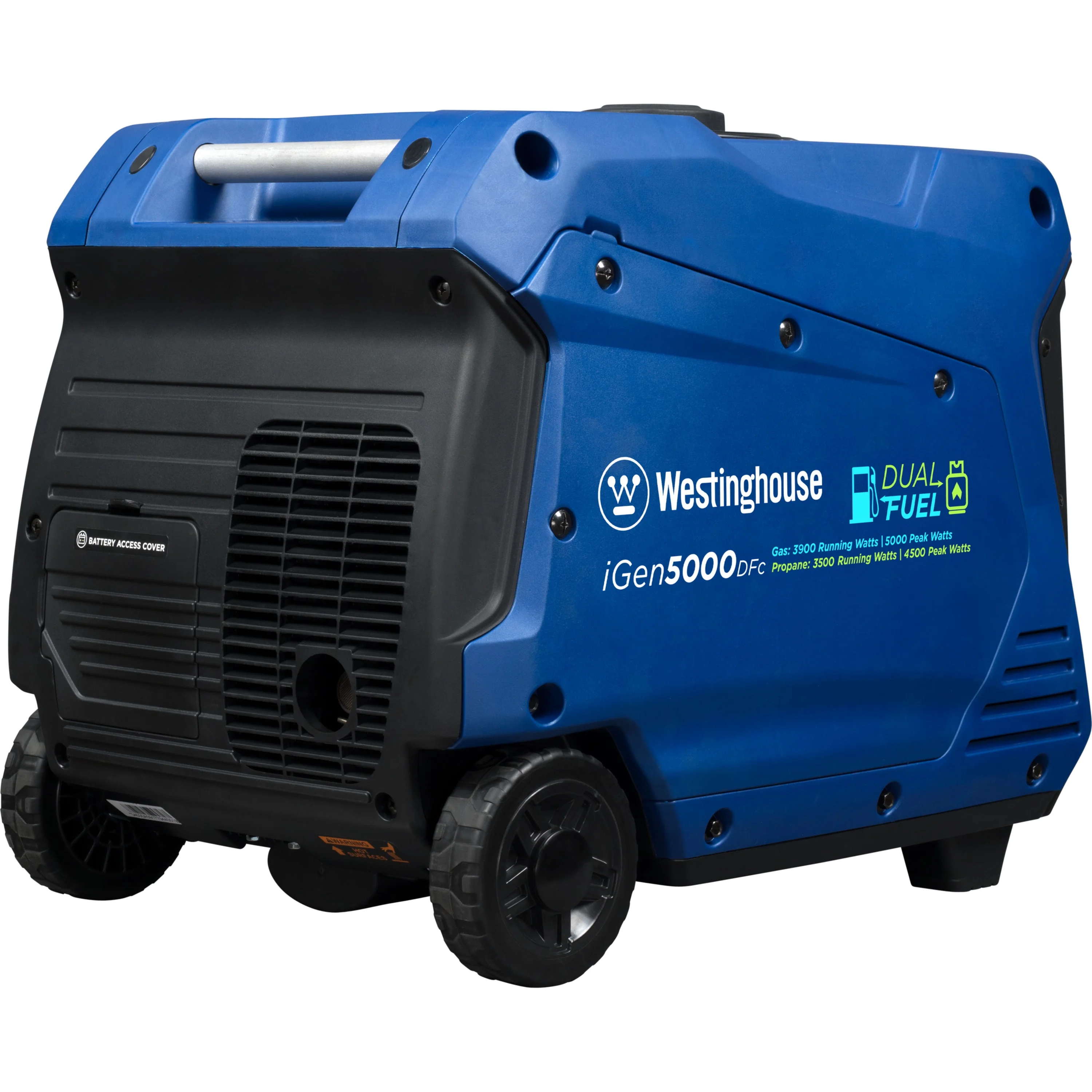 Westinghouse 5000 Peak Watt RV Ready, Gas Powered Portable Inverter Generator with Electric Start - Inhomebuy