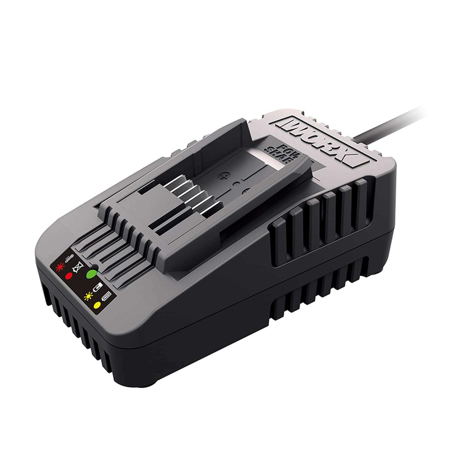 Worx Wa3732 20 Volt 3 Hour Replacement Lithium Ion Battery Charger - Inhomebuy