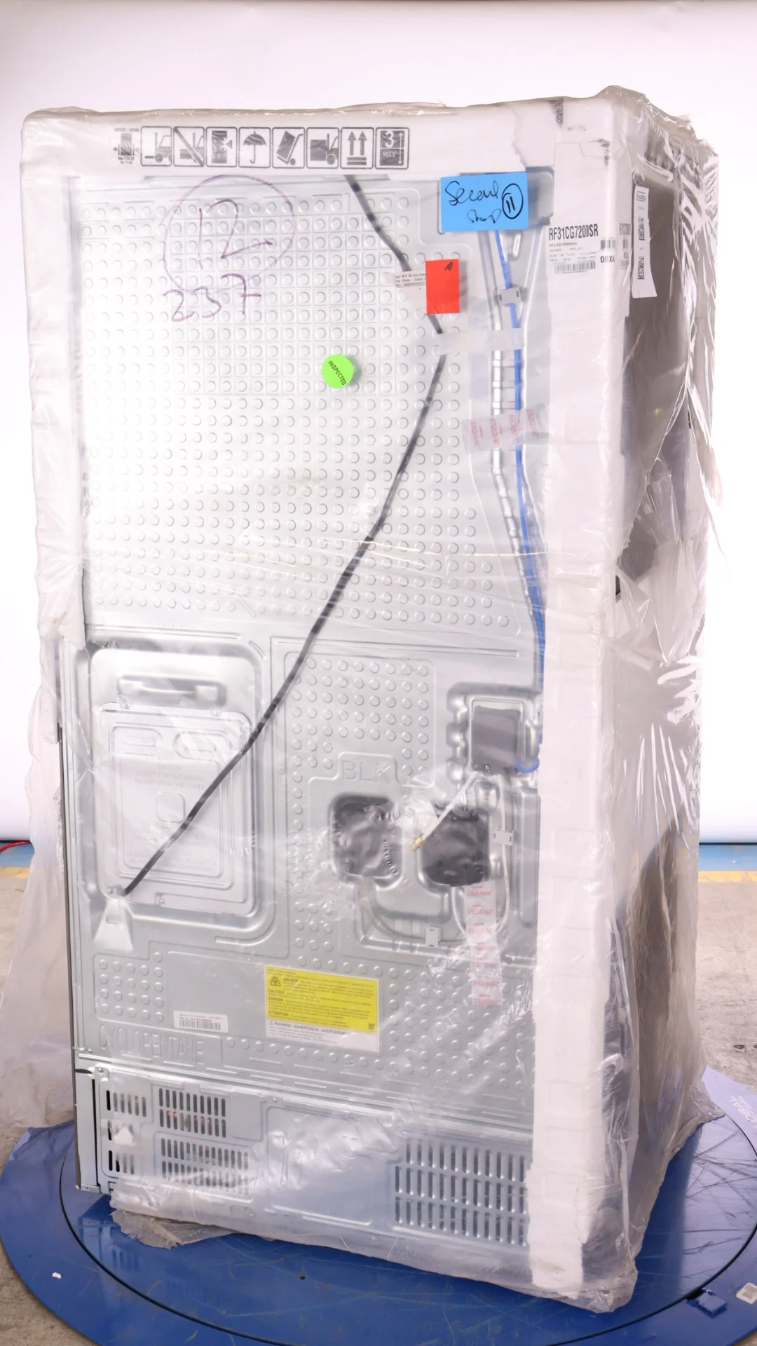 SAMSUNG 36 IN 30.8 CU. FT. STAINLESS STEEL 4 DOOR FRENCH DOOR REFRIGERATOR WITH SPACEMAX TECHNOLOGY - Inhomebuy