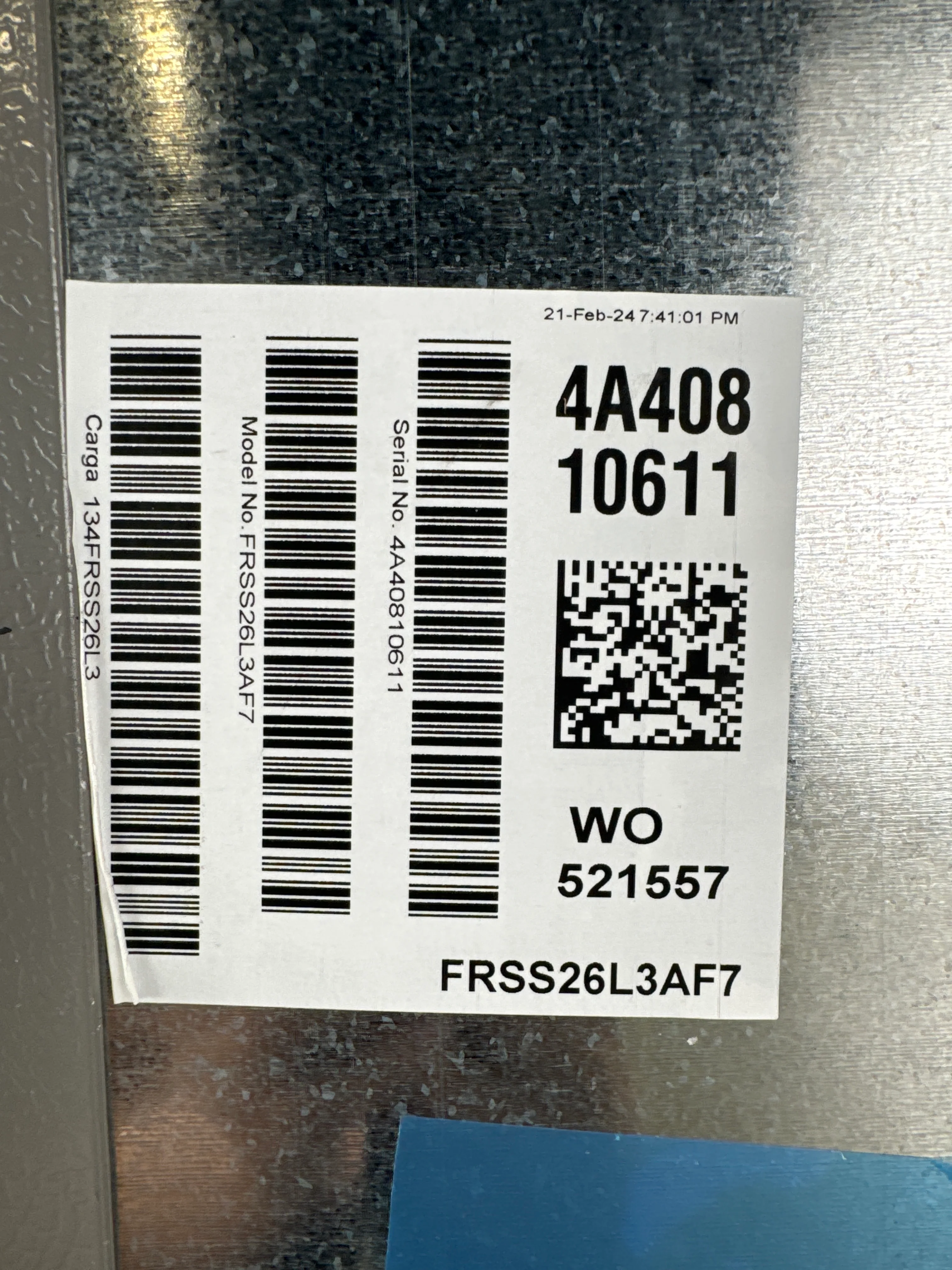 FRIGIDAIRE 36 IN 25.6 CU FT. STAINLESS STEEL SIDE-BY-SIDE REFRIGERATOR WITH EXTERIOR WATER AND ICE D - Inhomebuy