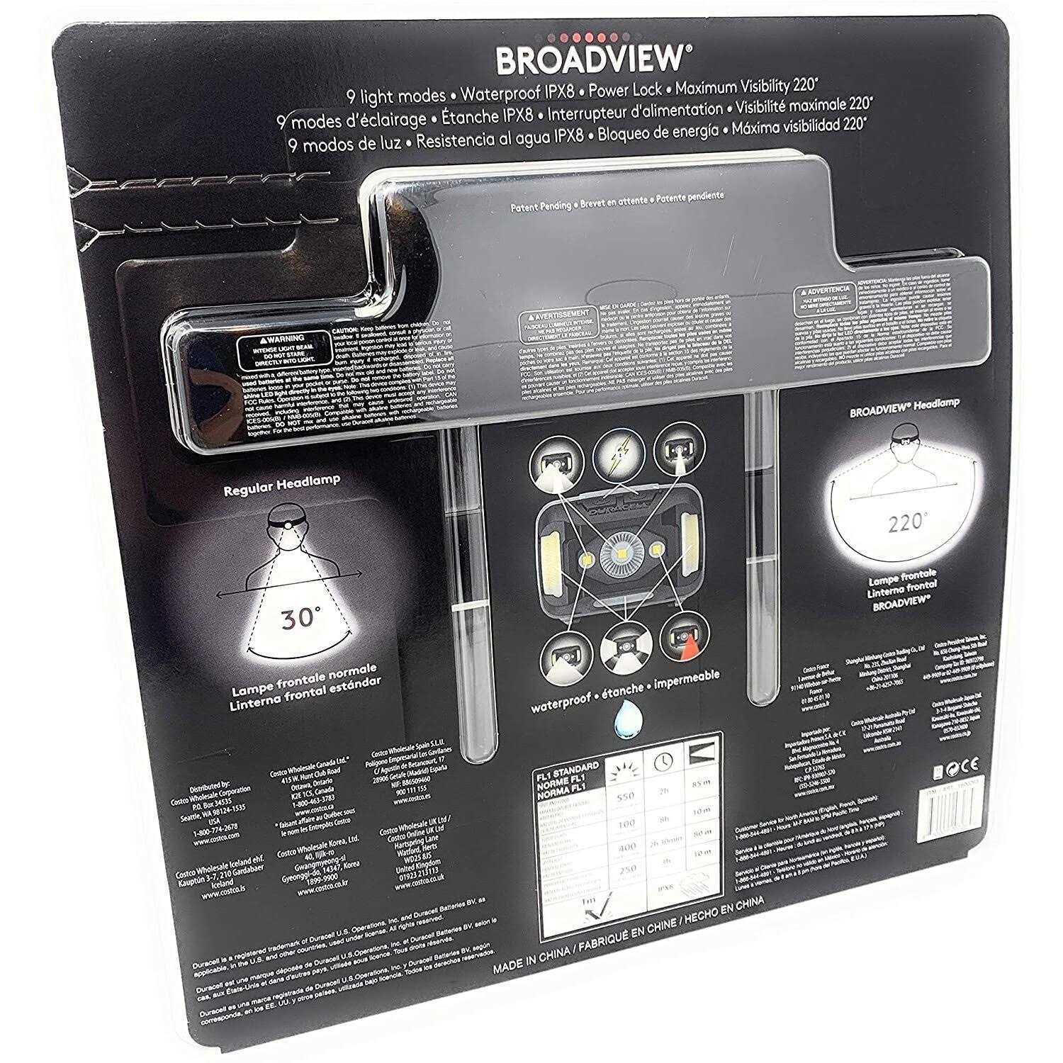 Duracell 2500 Lumens Flashlight Heavy Duty Compact LED Flashlight with AA Batteries - Inhomebuy