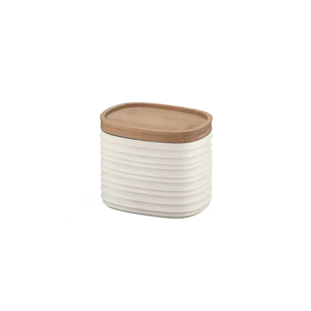 S Storage Jar Tierra Milk white - Inhomebuy