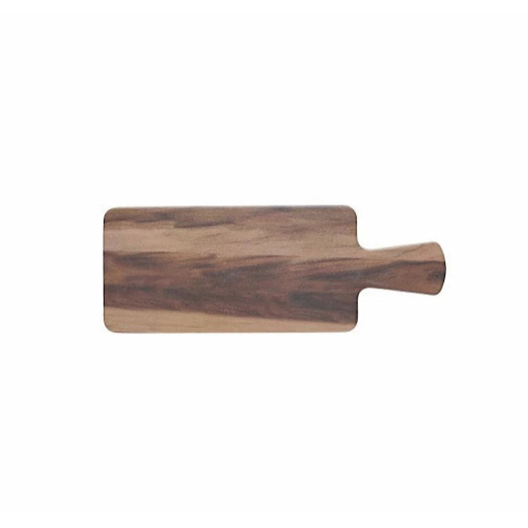 Rect.Chopping Board 28x14cm Show Plate Dark - Inhomebuy