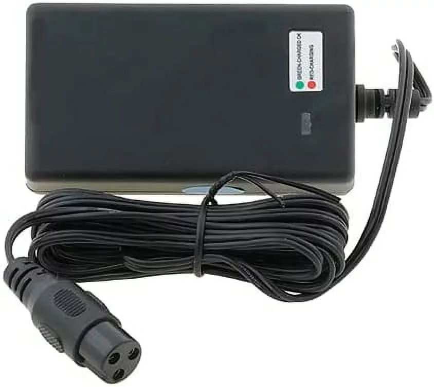 Burromax Battery Charger, 24V 1.5A for SLA Lead Acid Battery, Replacement for TT250 Electric Mini Bike, Part #19010 - Inhomebuy