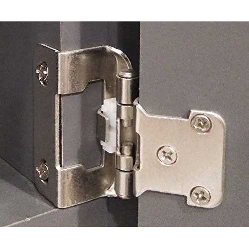DecoBasics 1/2 Overlay Partial Wrap Semi Wrap Self Closing Cabinet Hinges - Inhomebuy