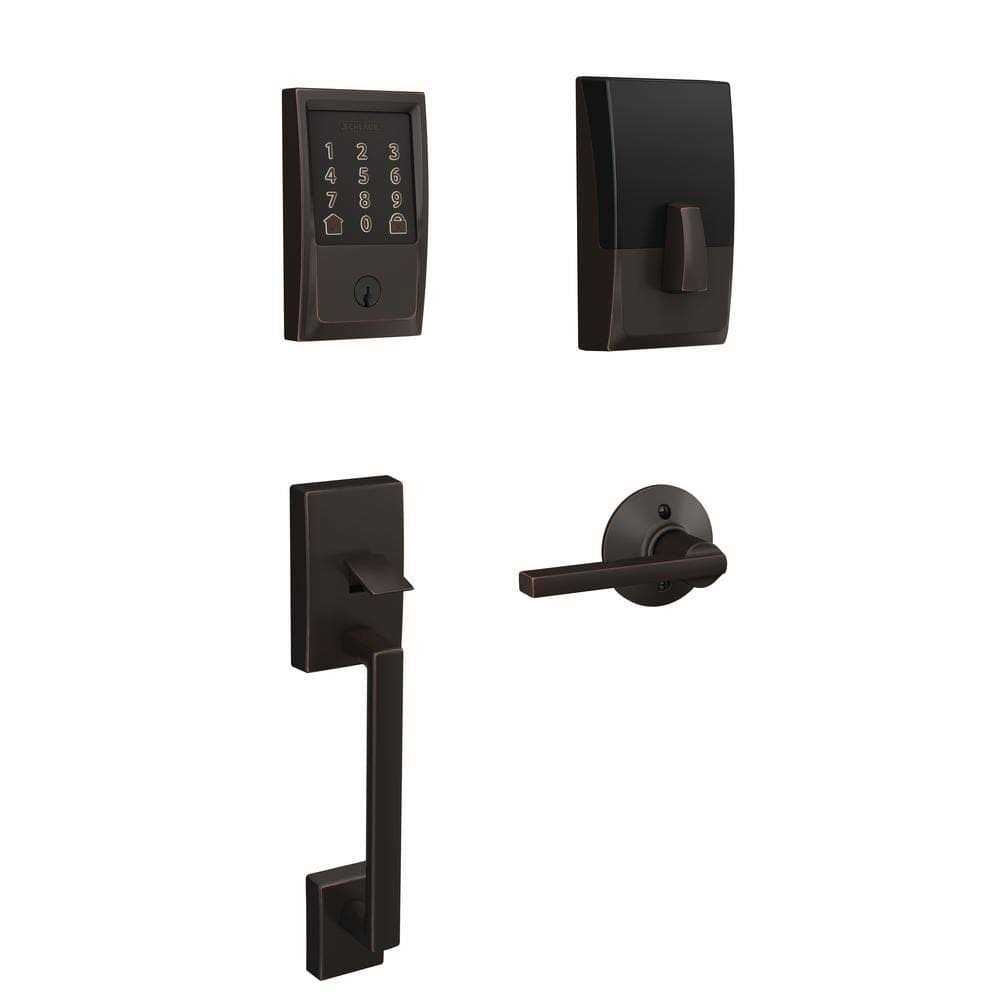 Schlage Camelot Touch Lock with Accent Lever - Inhomebuy