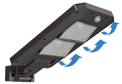 Hyper Tough 5000 Lumen Motion Sensor Solar Street Light - Inhomebuy