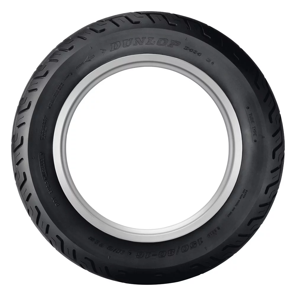 Dunlop D404 Rear Motorcycle Tire 130/90-15 (66H) Black Wall - Inhomebuy