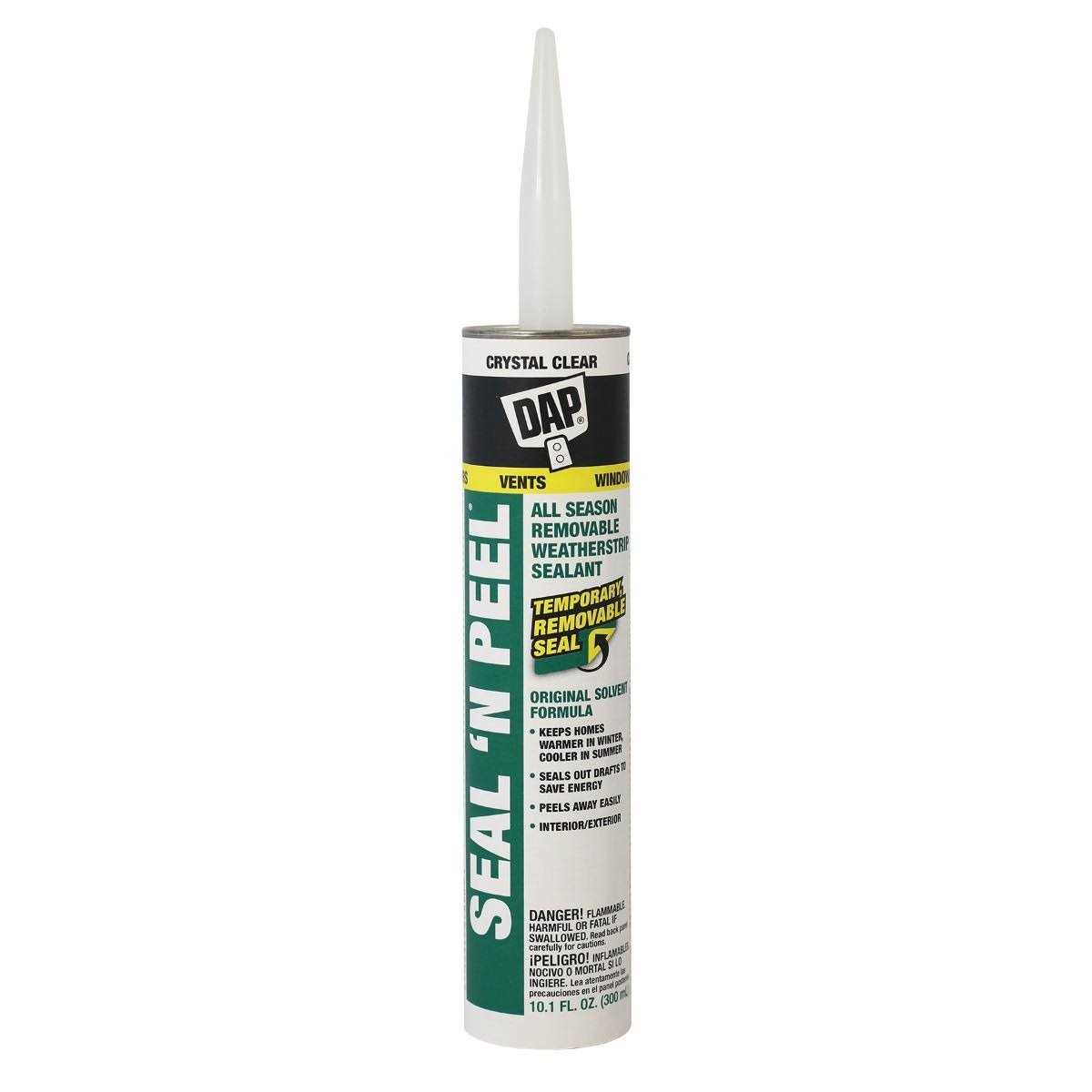 Dap Seal ‘N Peel Removable Caulk - Inhomebuy