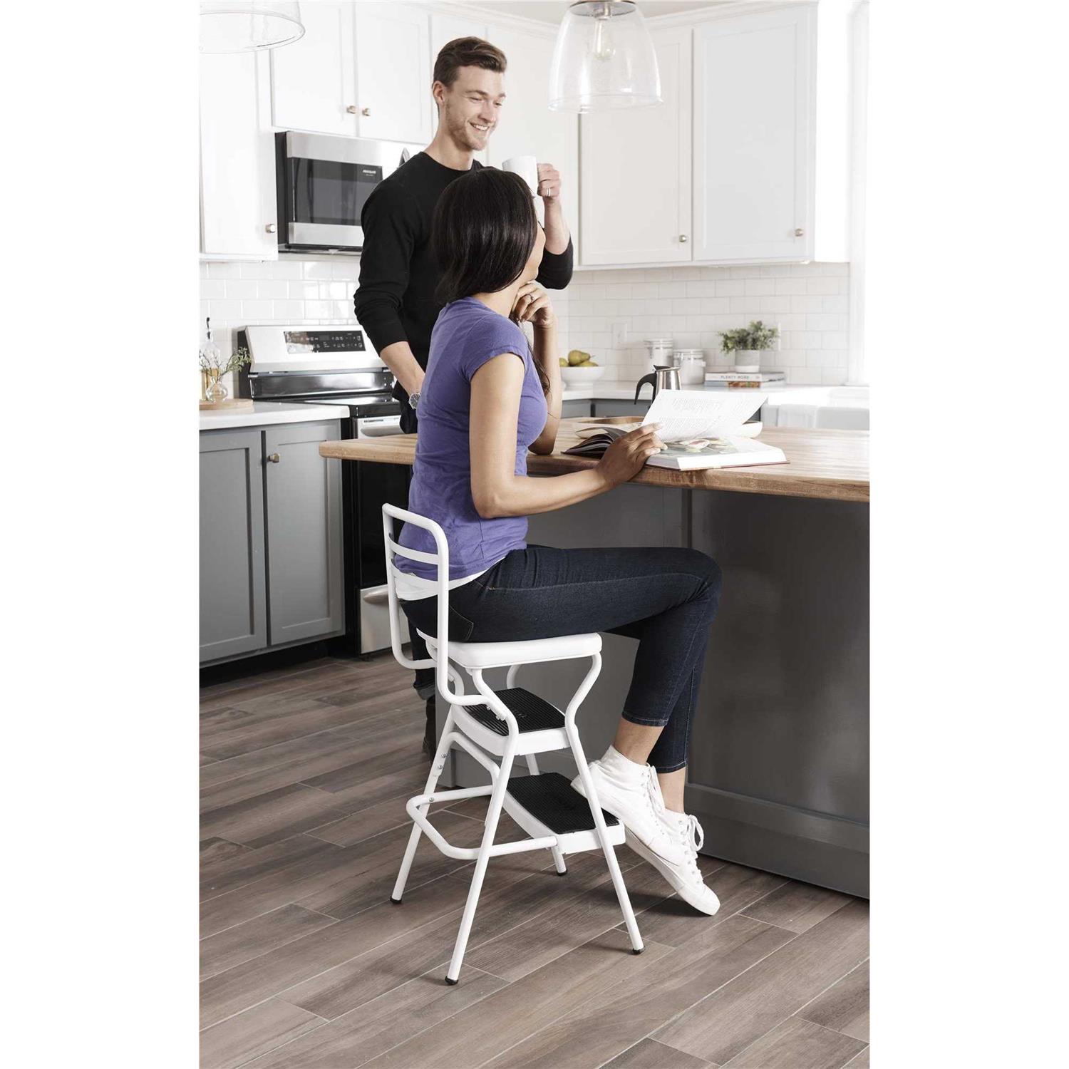 Cosco Retro Counter Chair/Step Stool - Inhomebuy
