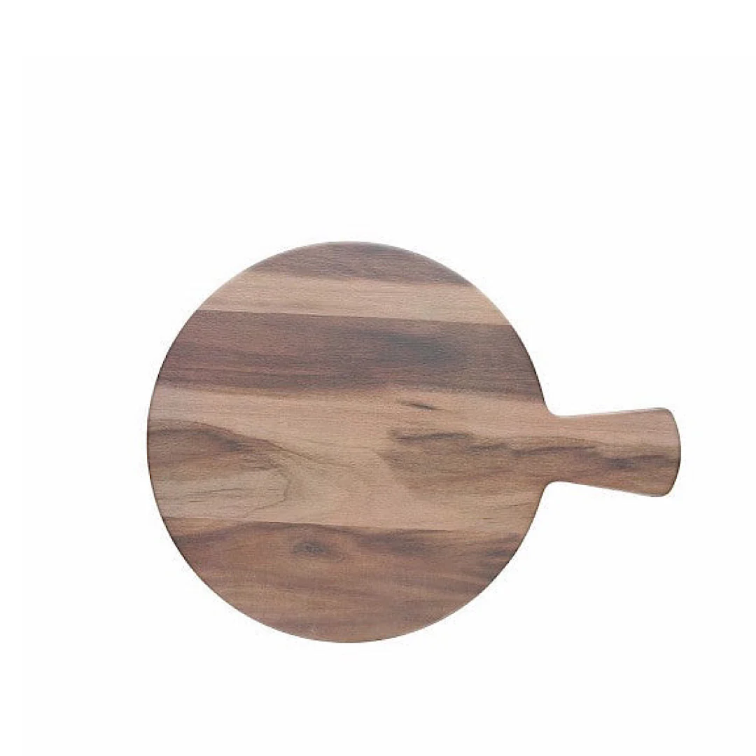 Round Chopping Board 40cm Show Plate Dark - Inhomebuy